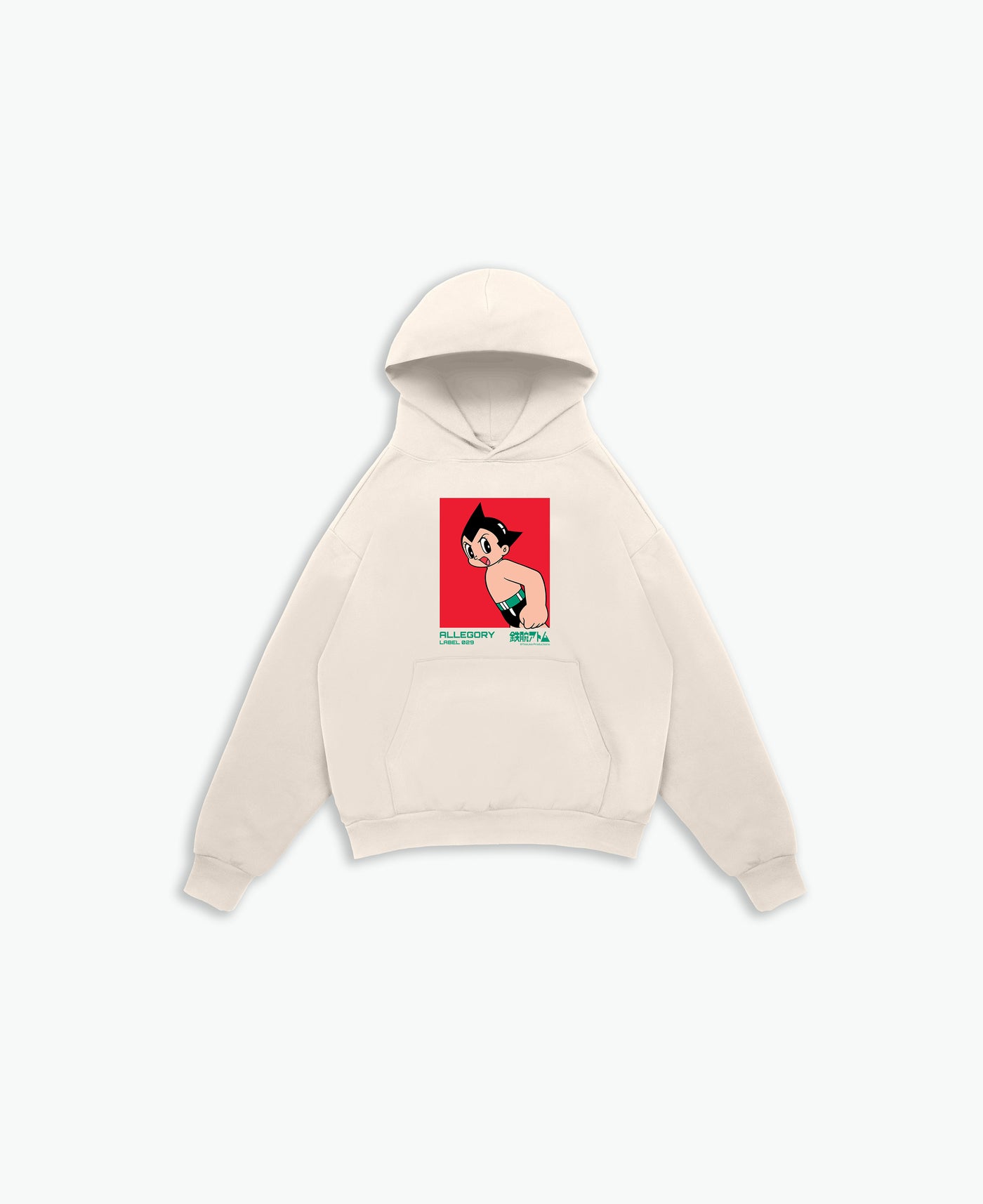 Red Box Hoodie For Astro Boy / Creme