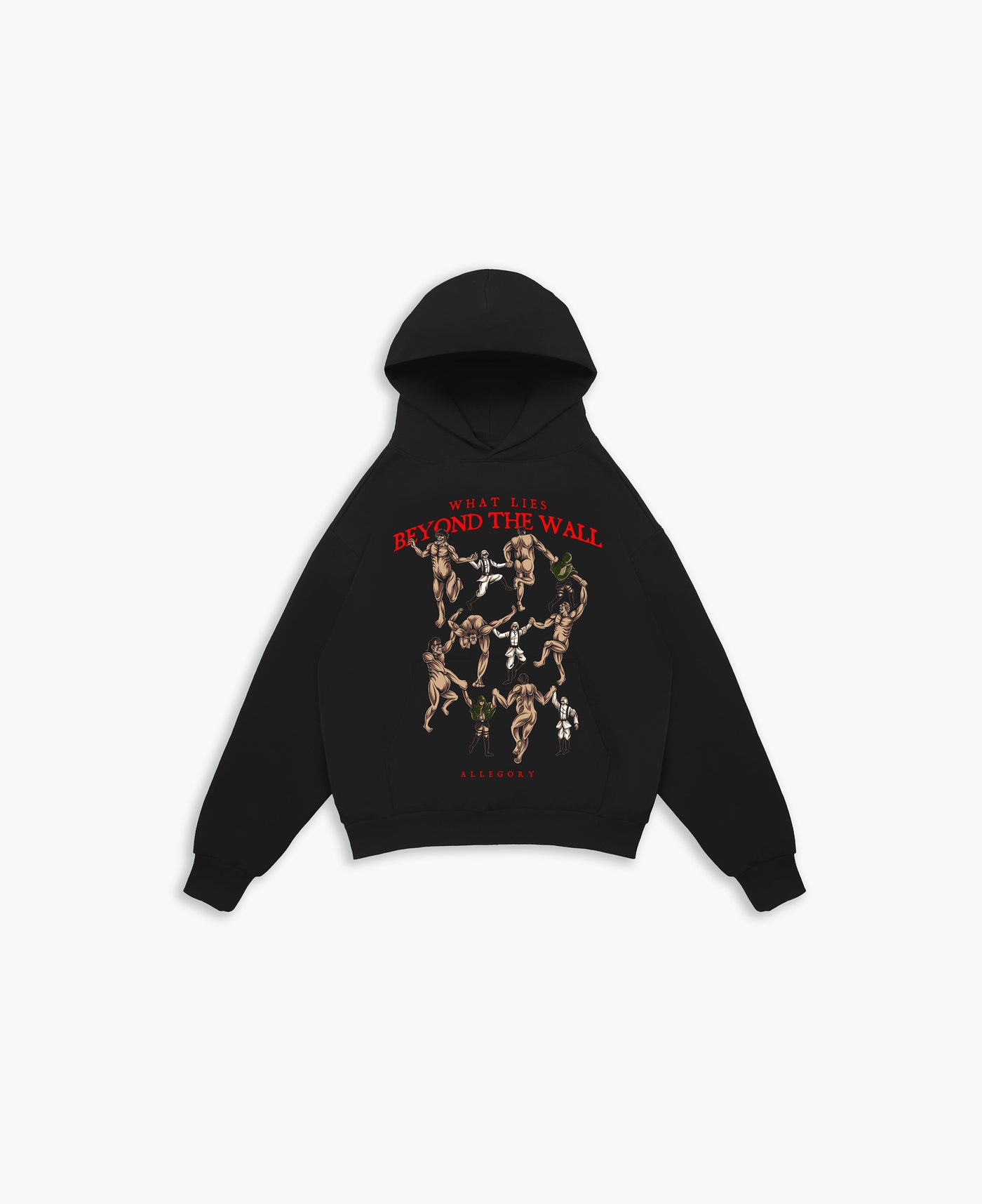 What Lies Beyond The Wall Hoodie / Black