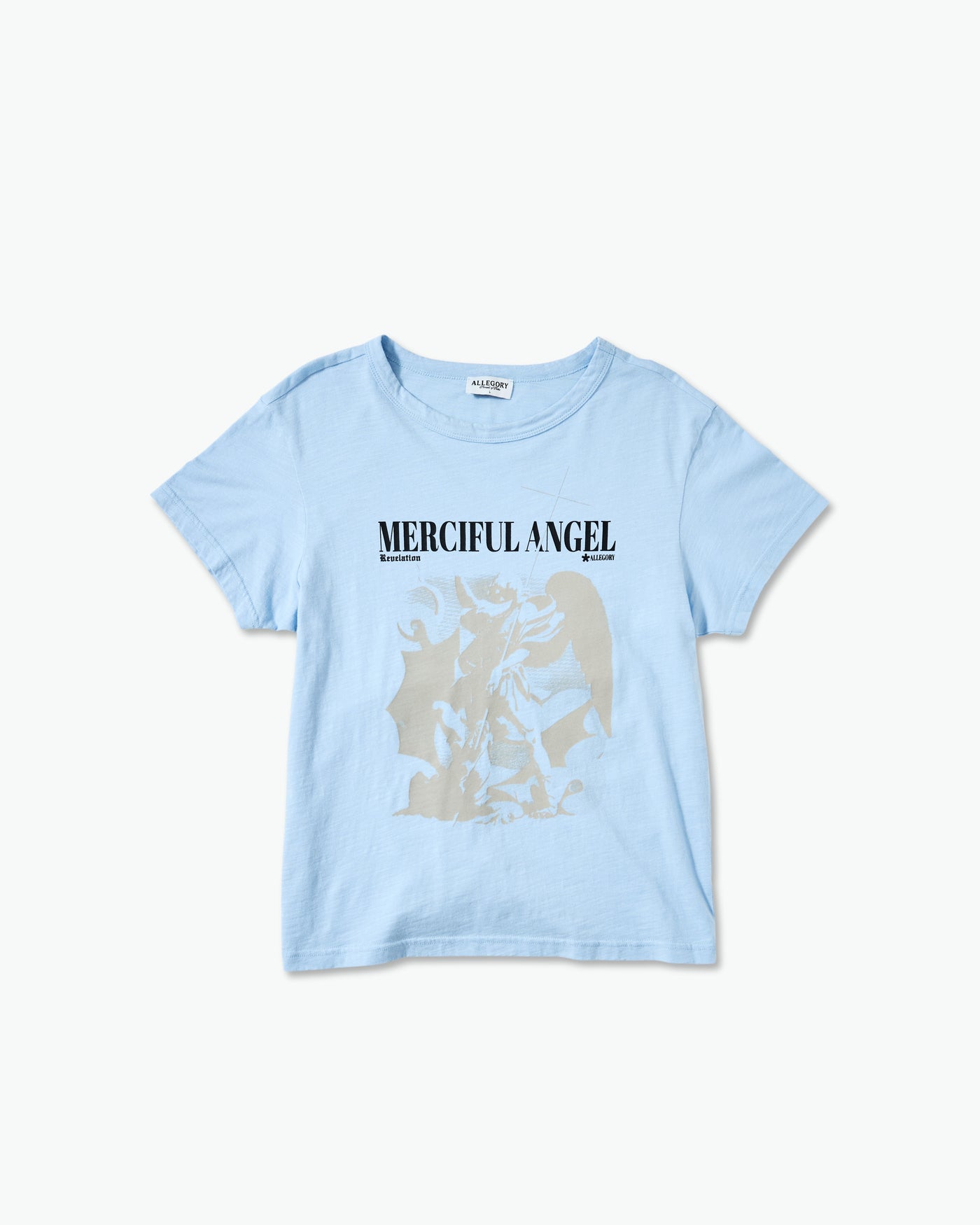 Merciful Angel Heritage Tee / Cloud Blue