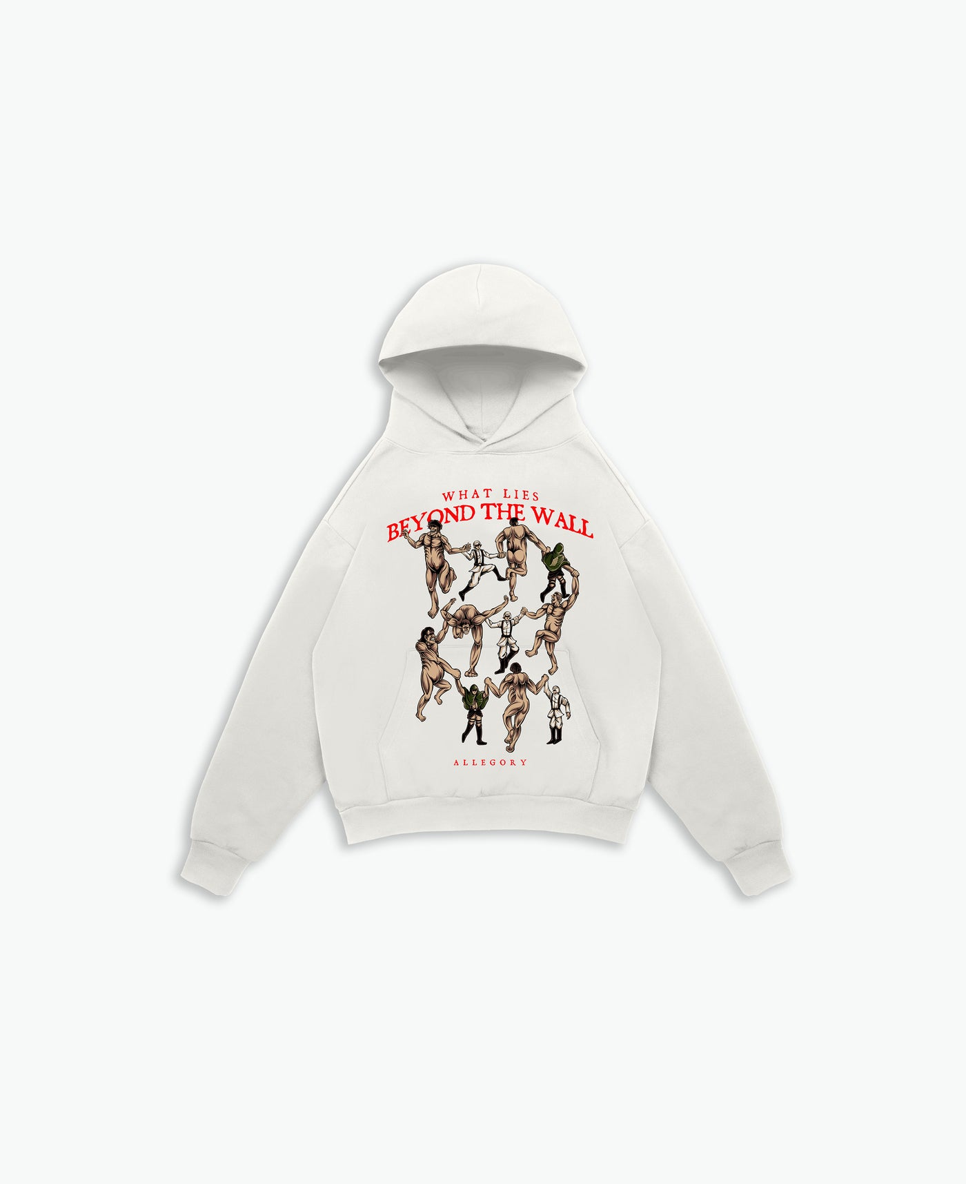 What Lies Beyond The Wall Hoodie / Off White