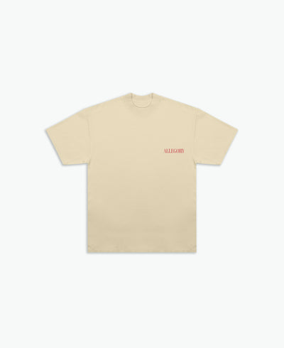 Swim In The Neighbors Pool Tee / Washed Gold