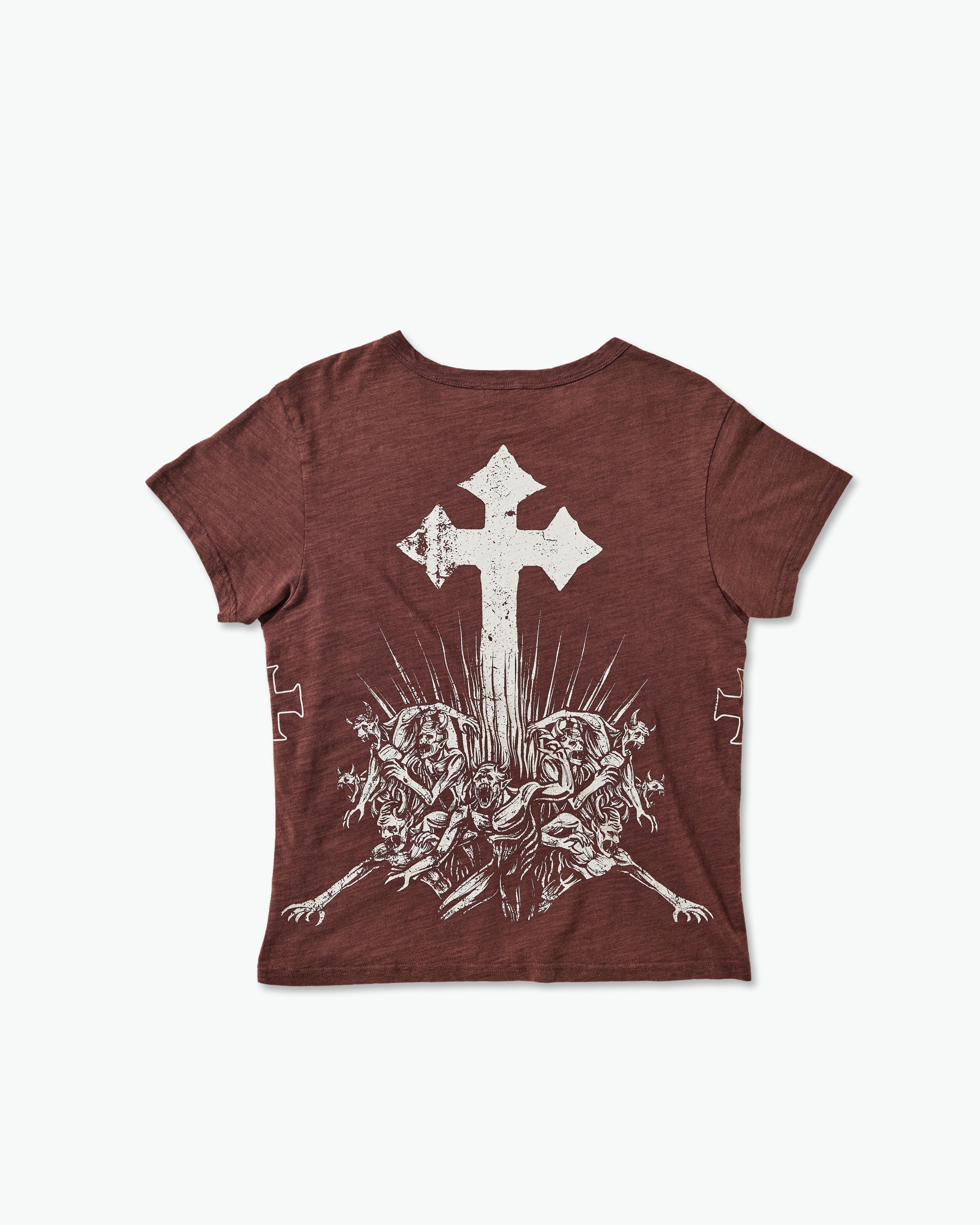 The Cross Classic Tee / Washed Coffee