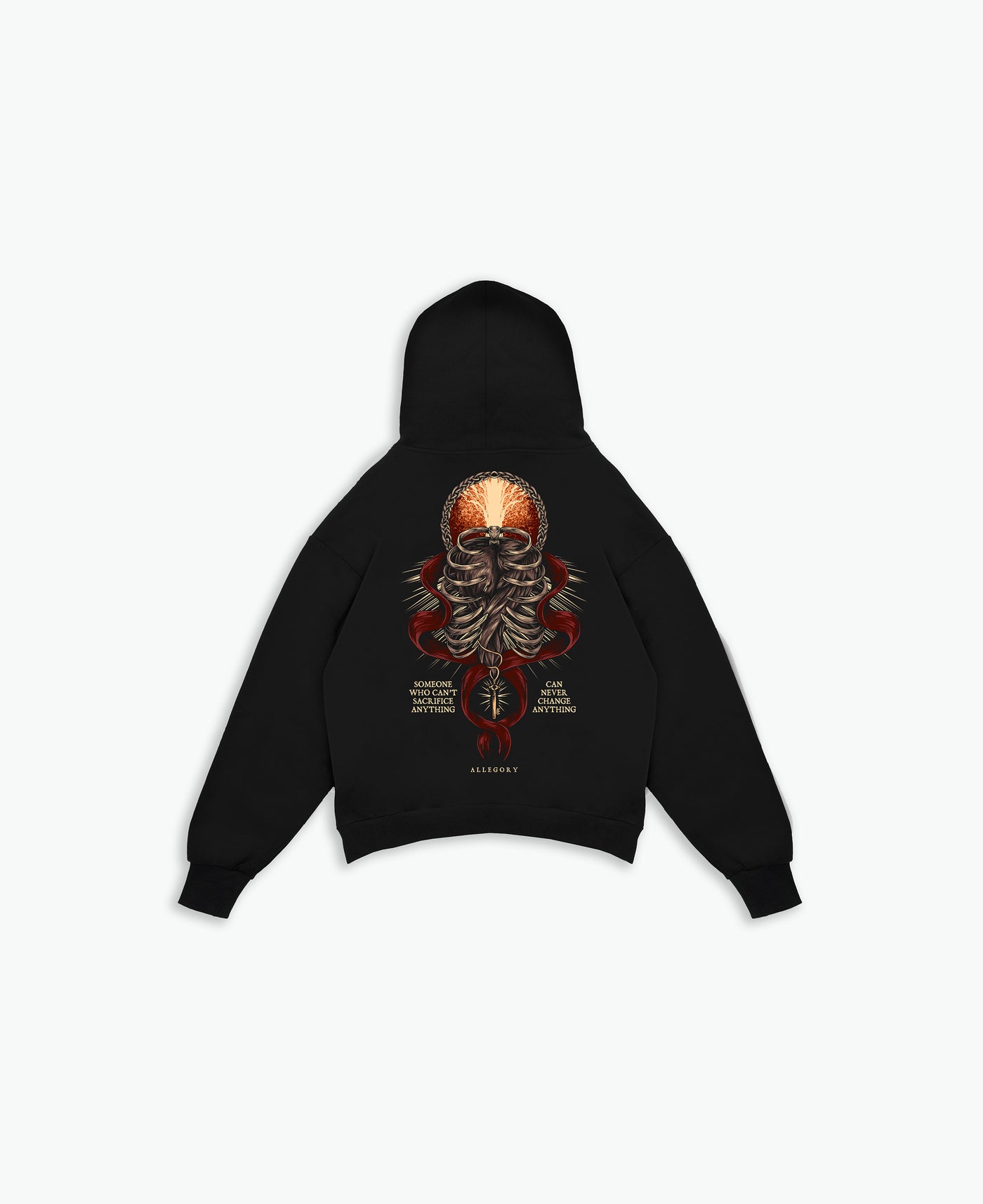 Change Requires Sacrifice Hoodie / Black