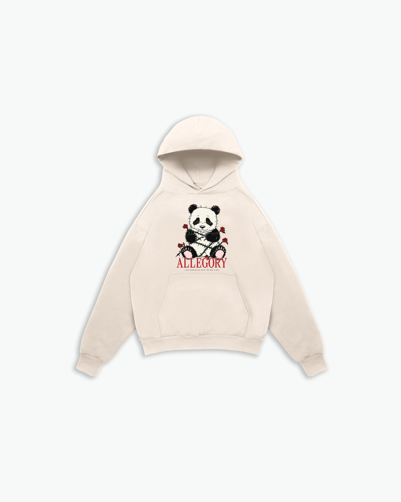 Scratched And Sore Panda Hoodie