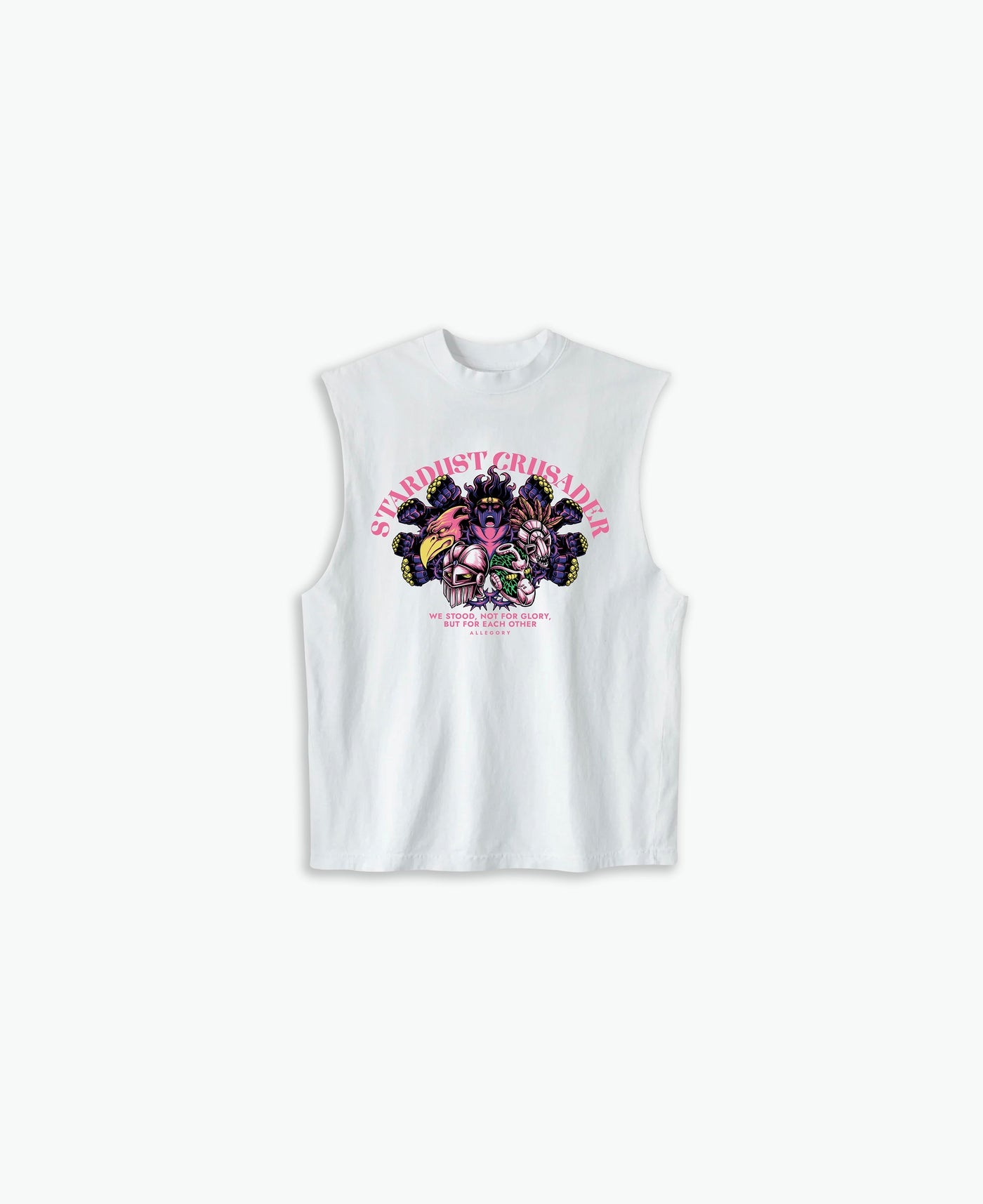 The Gang Stands Together Cut-Off Tank / Off White