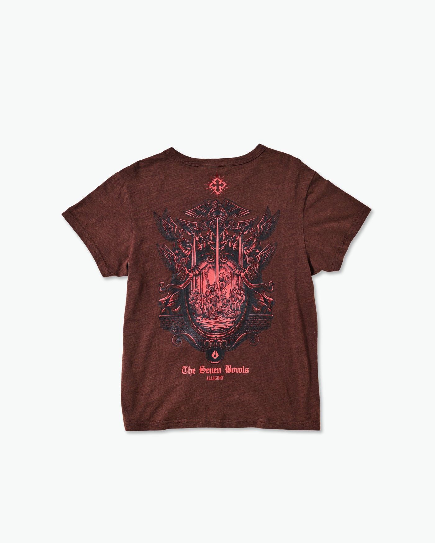 Seven Bowls Heritage Tee / Washed Coffee