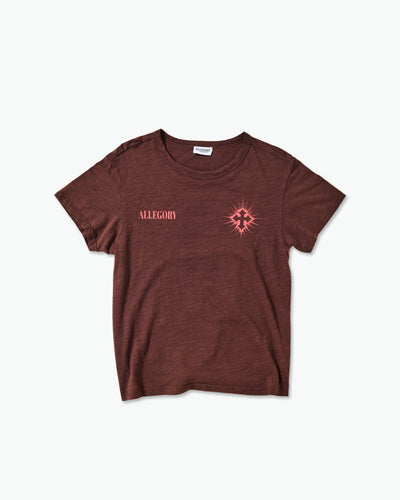 Seven Bowls Heritage Tee / Washed Coffee