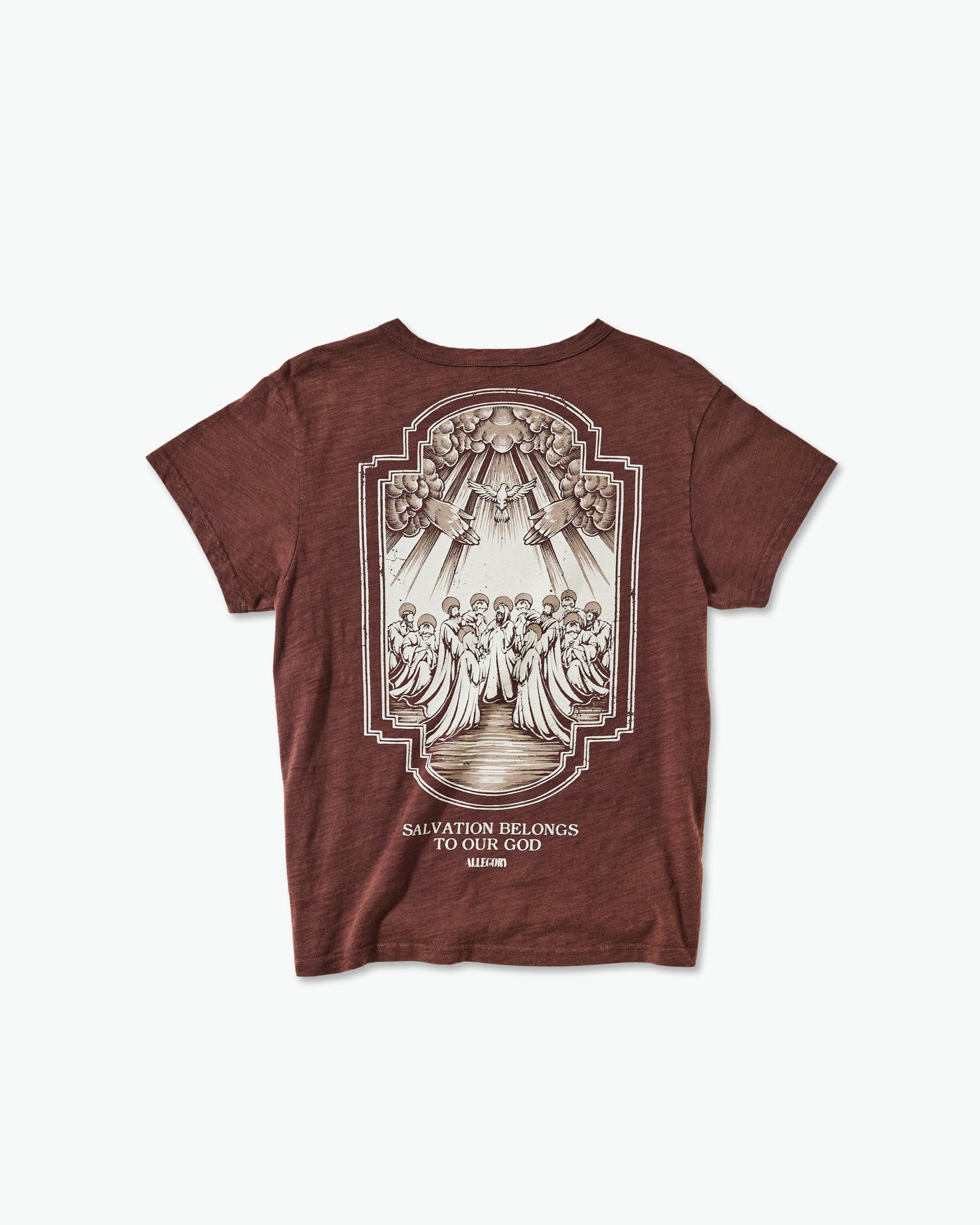 Saved by Grace Heritage Tee / Washed Coffee