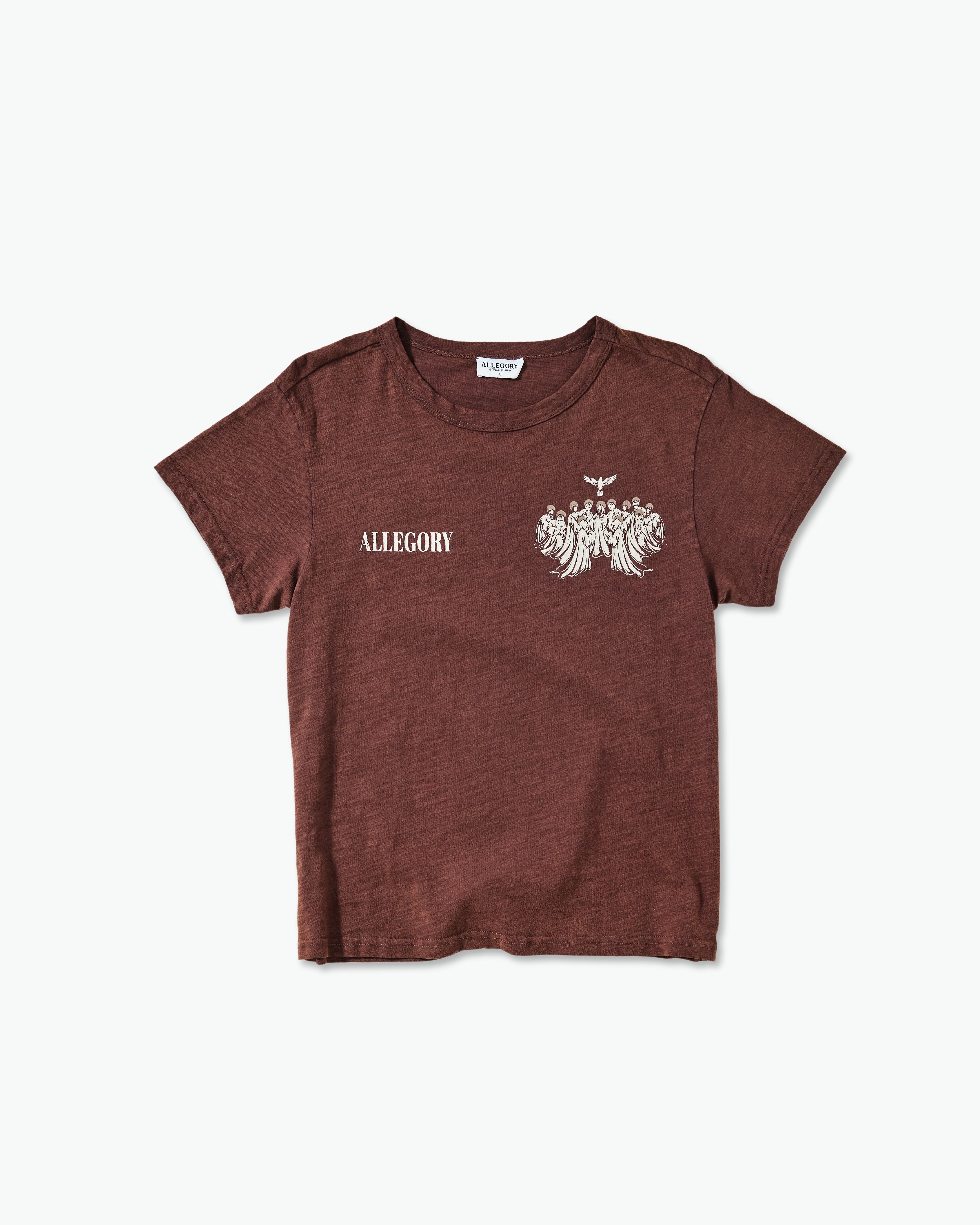 Saved by Grace Classic Tee / Washed Coffee-2