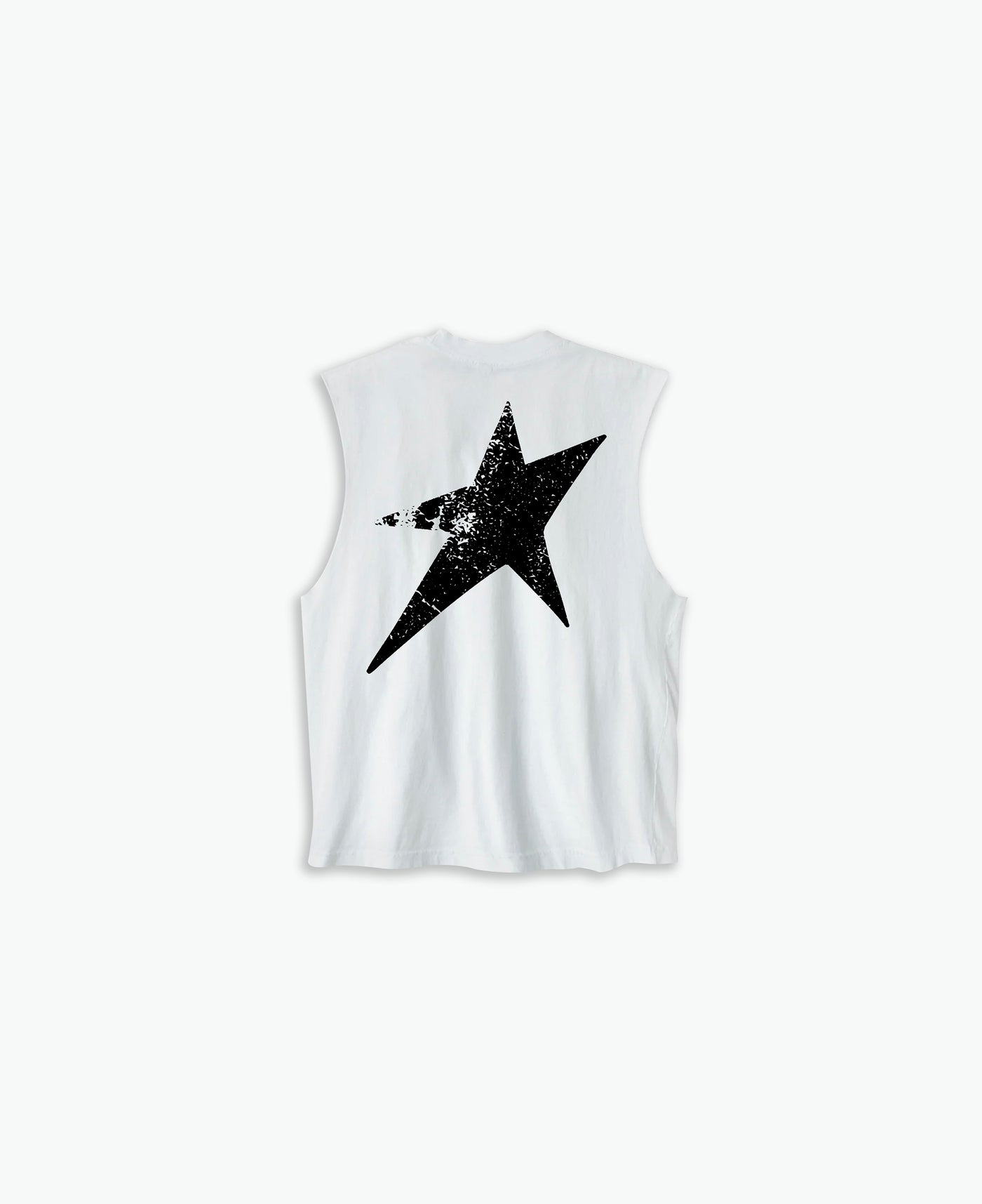 Birthmark Star Cut-Off Tank / Off White