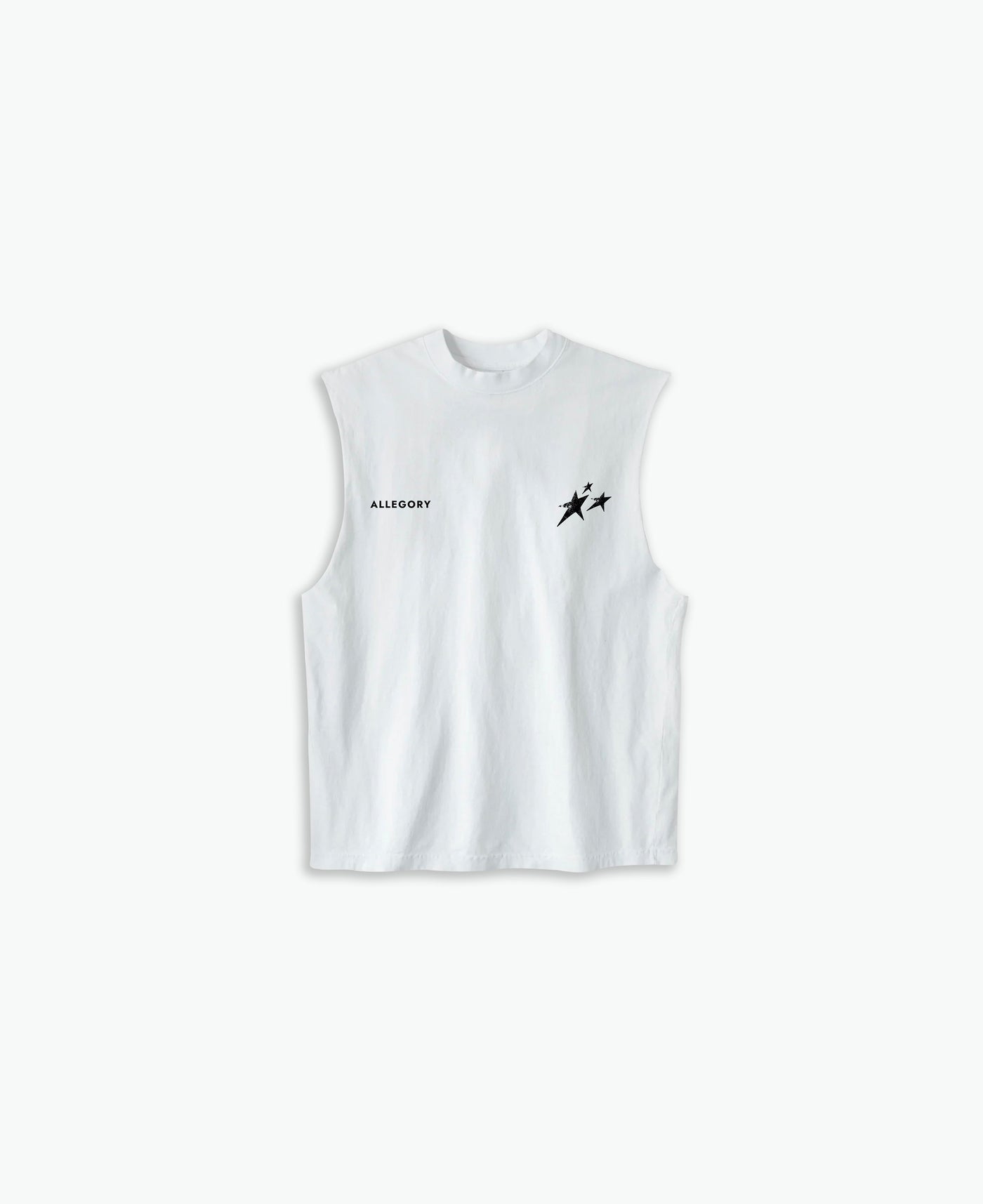Birthmark Star Cut-Off Tank / Off White