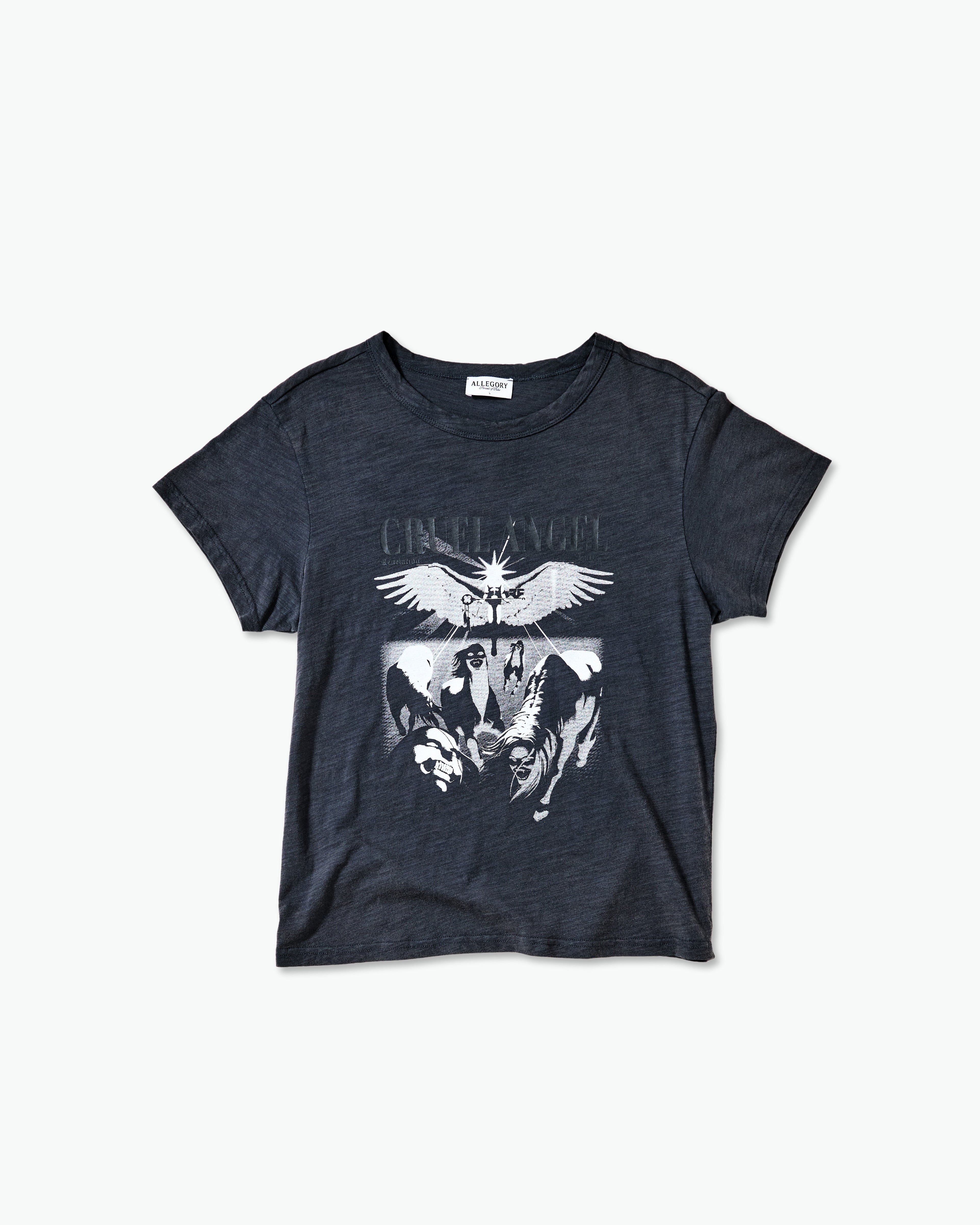 Cruel Angel Classic Tee / Washed Grey