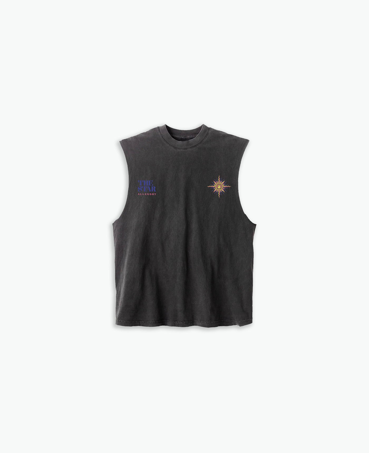 The Star Cut-Off Tank / Vintage Black