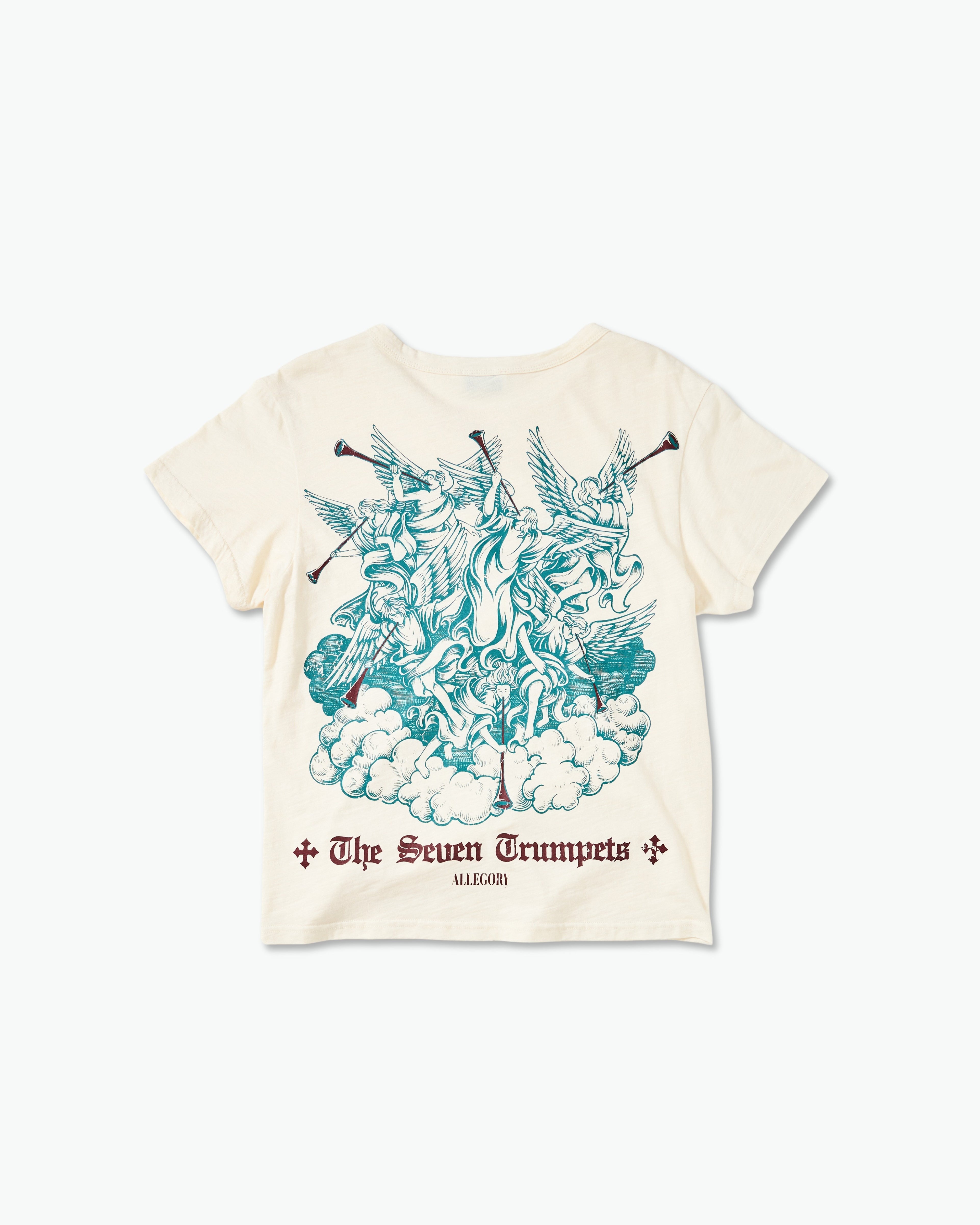 Seven Trumpets Classic Tee / Creme