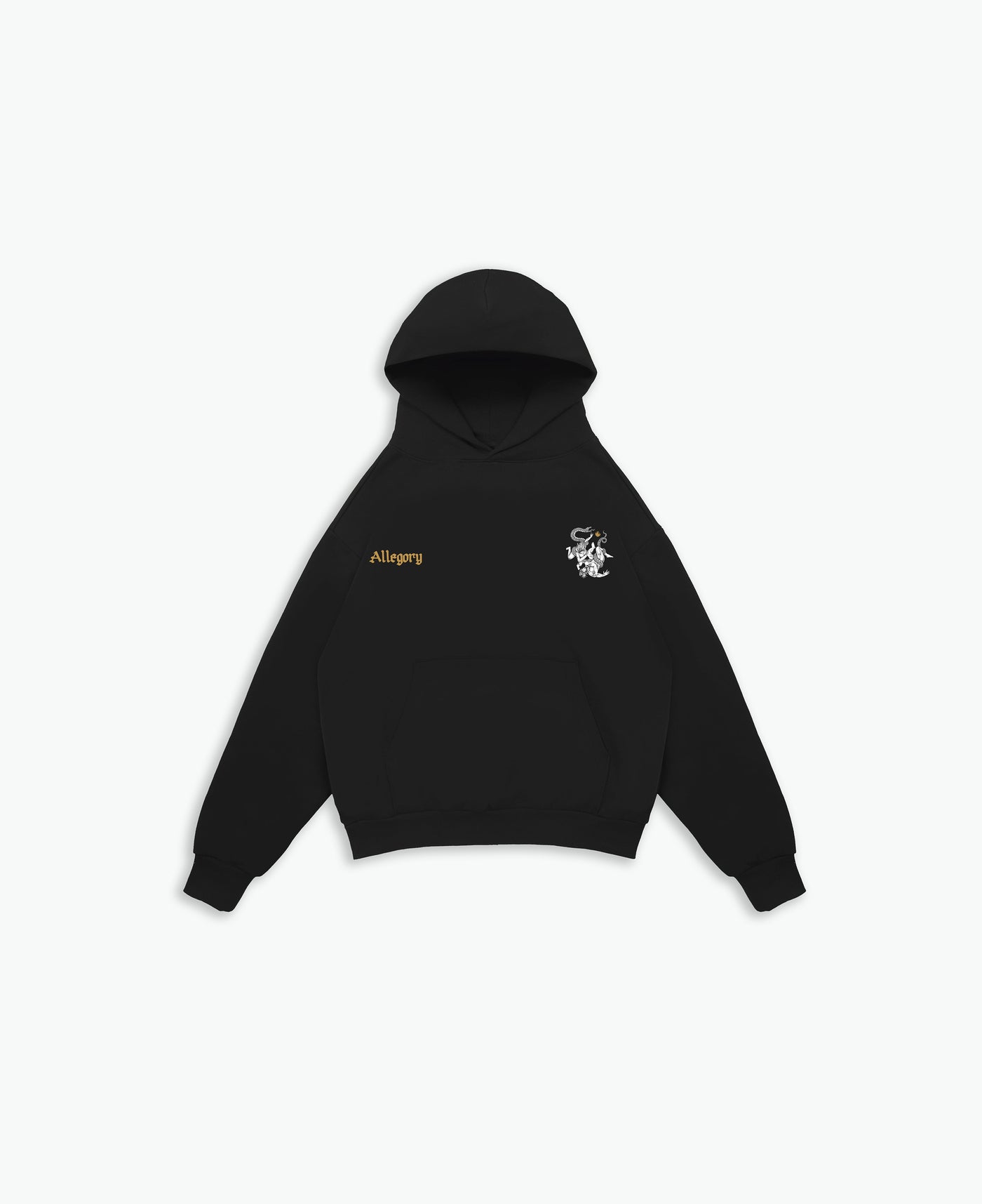 Fall of Man Hoodie / Black