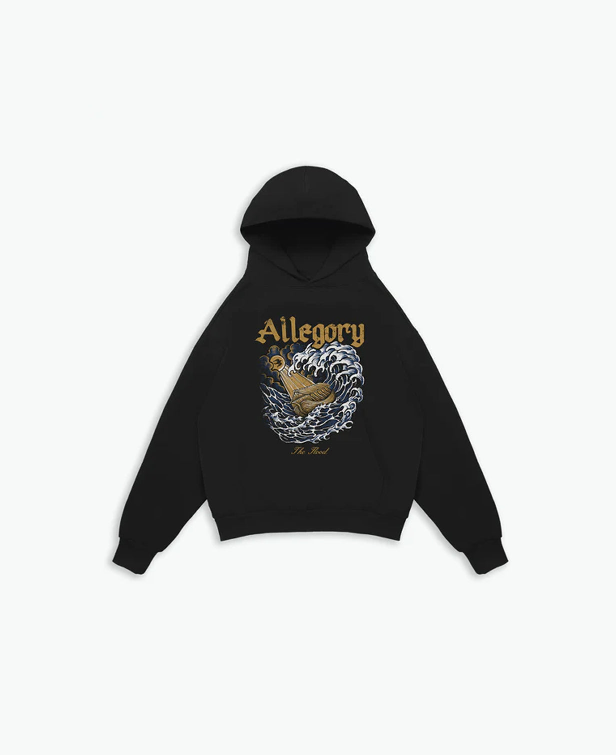 The Flood Hoodie / Black