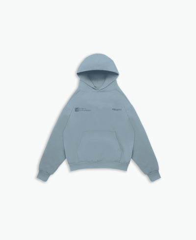 Ant And The Grasshopper Hoodie / Soft Denim Blue
