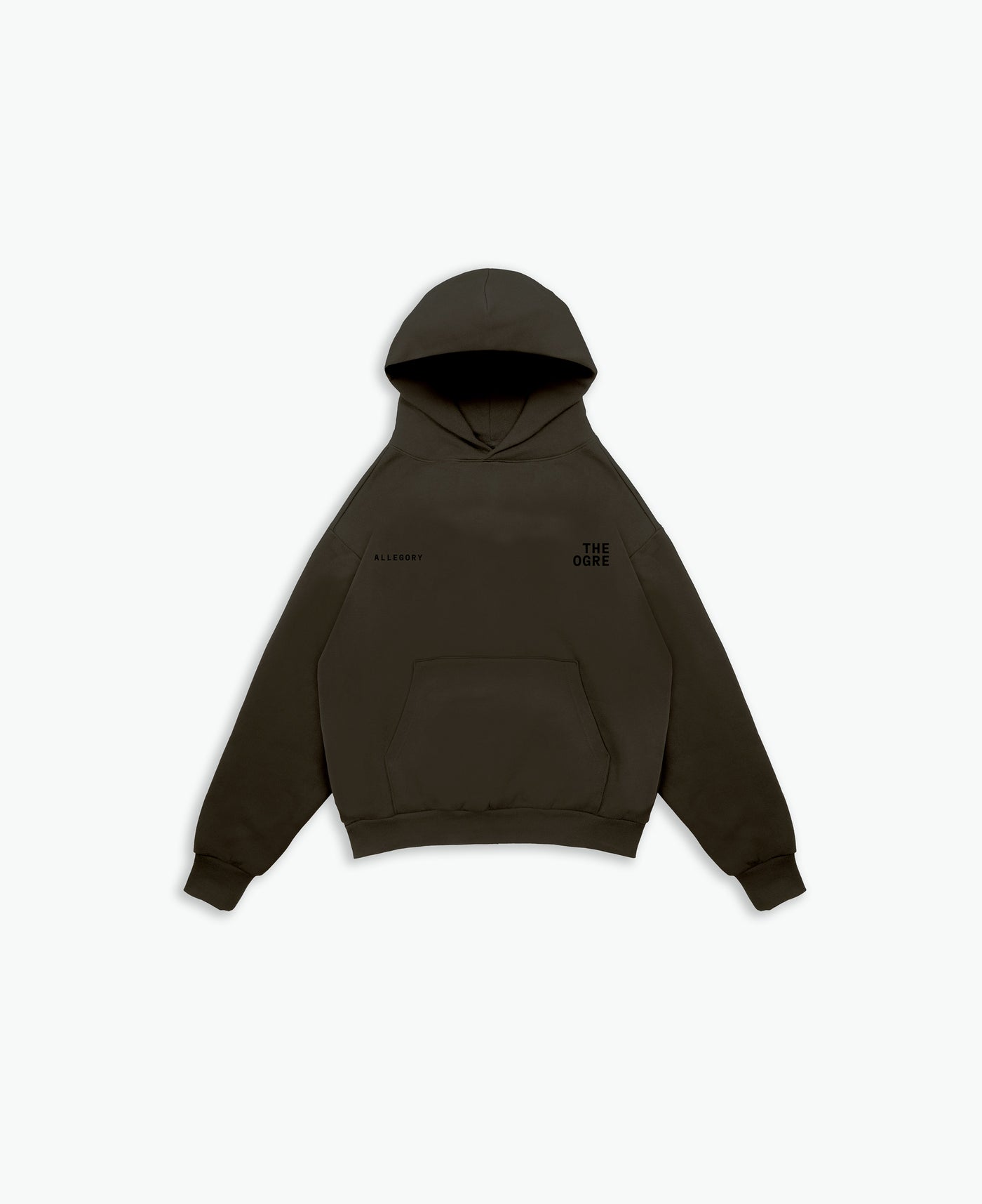 The Demon Back Hoodie / Vintage Black