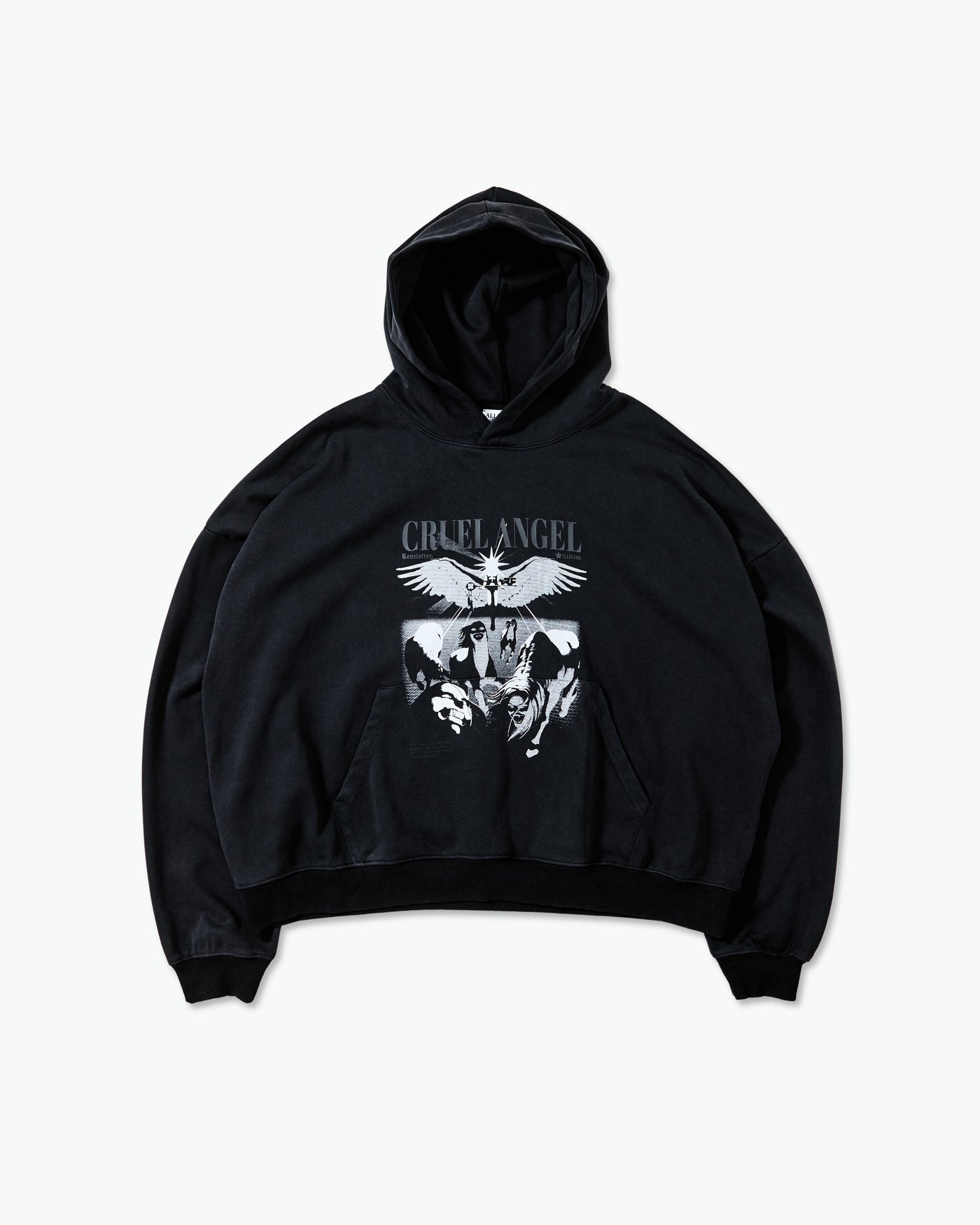 Cruel Angel Hoodie / Washed Grey