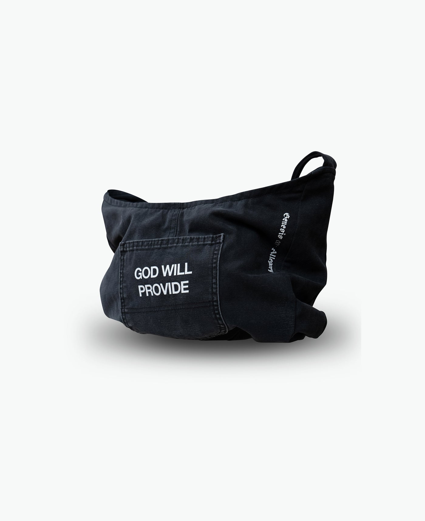 God Will Provide Tote Bag / Black