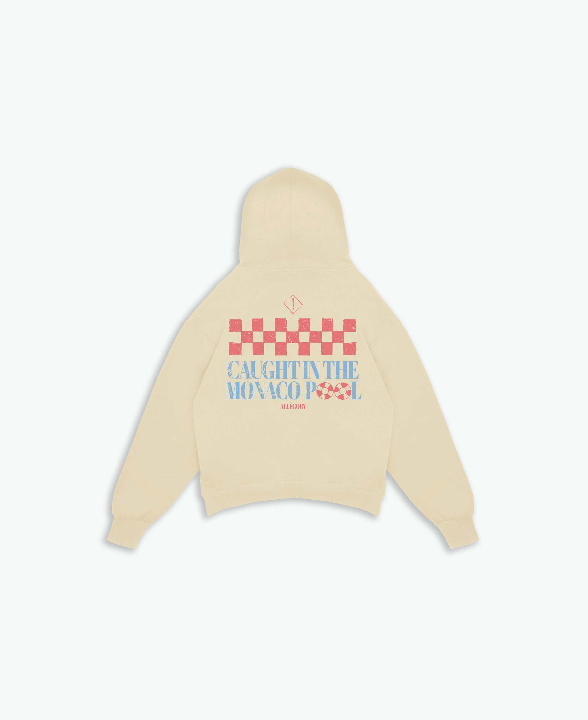 Caught In The Monaco Pool Hoodie / Washed Gold