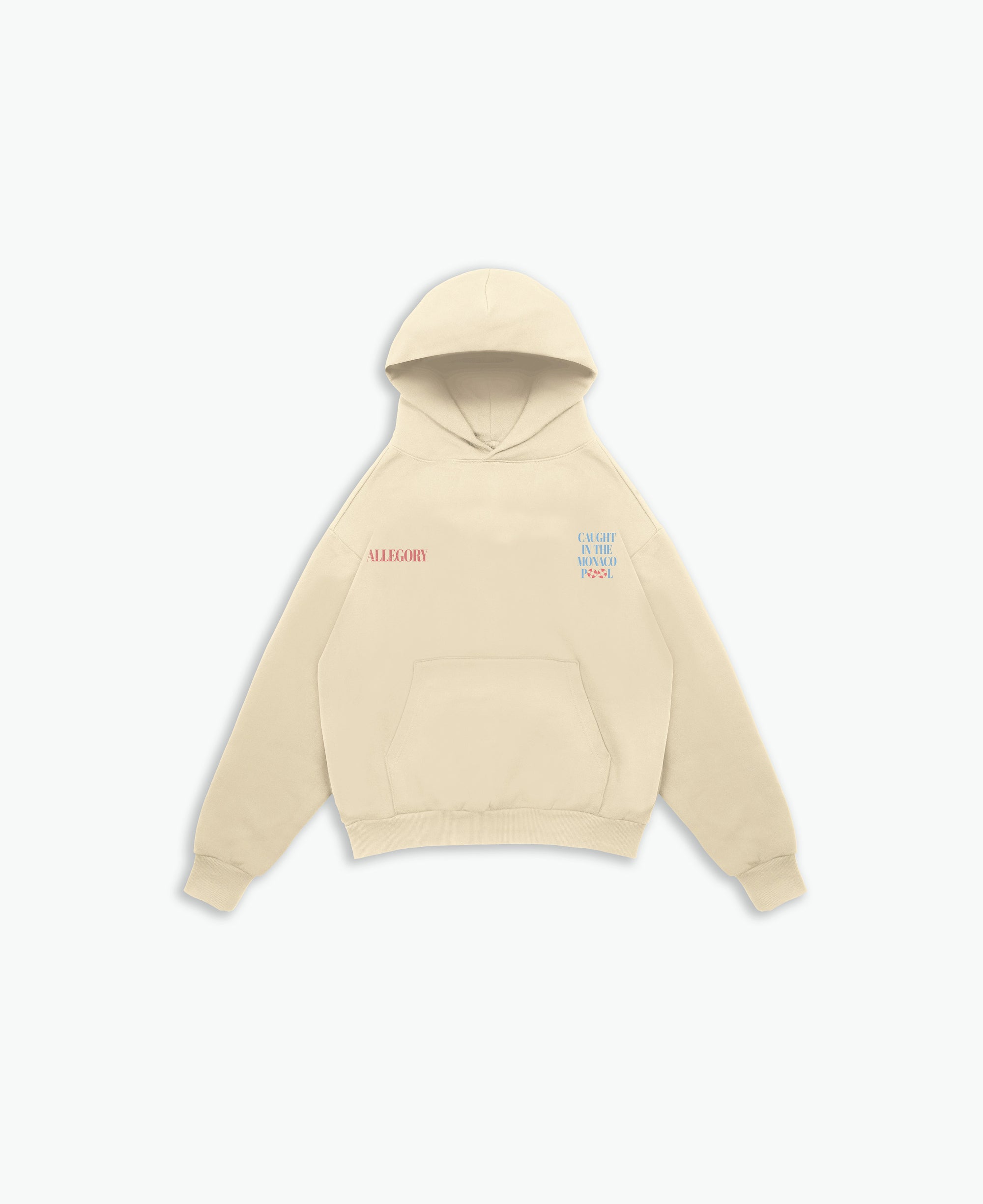 Caught In The Monaco Pool Hoodie / Washed Gold-2