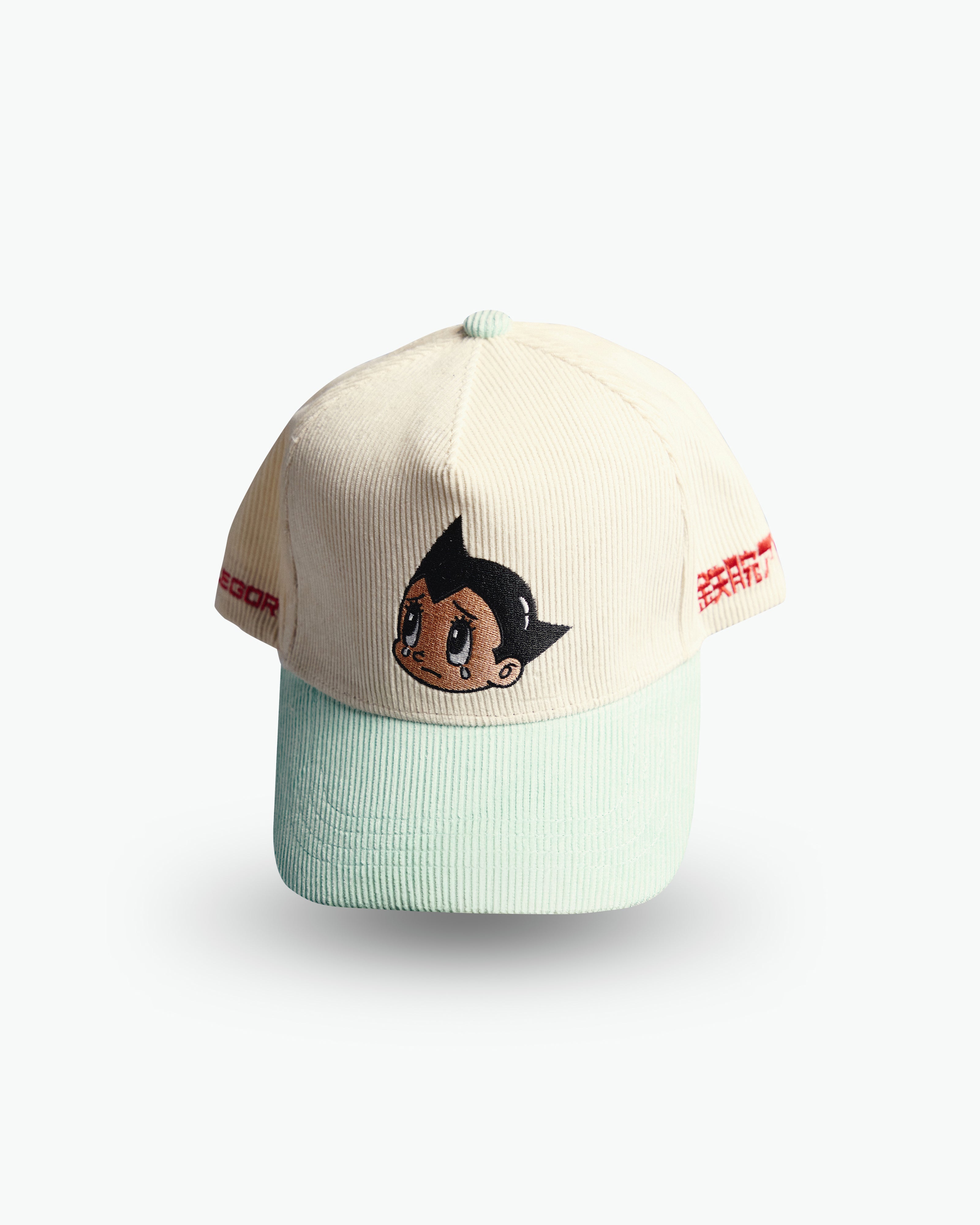 Tears of Atom Corduroy Hat For Astro Boy / Cream / Teal