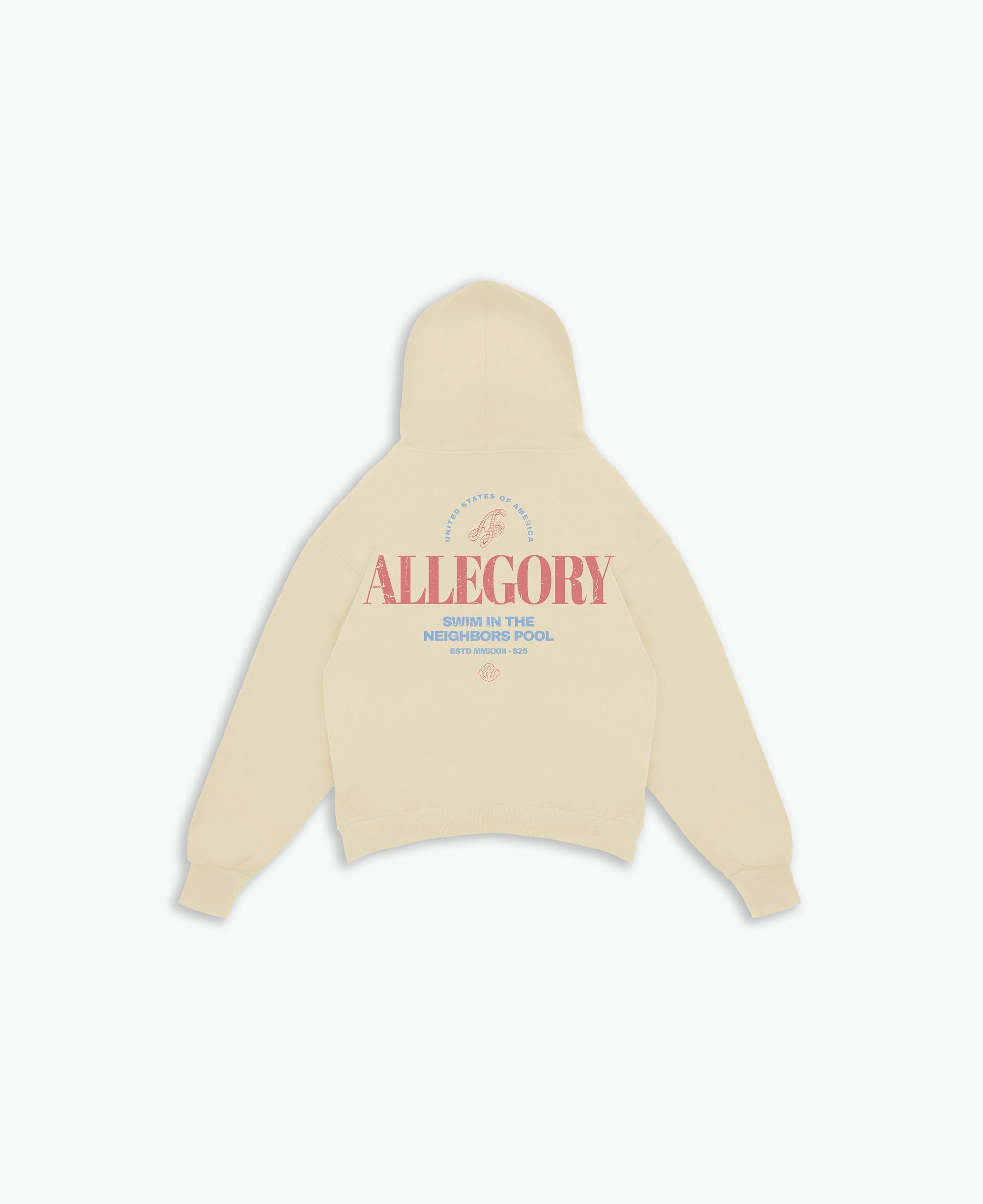 Swim In The Neighbors Pool Hoodie / Washed Gold