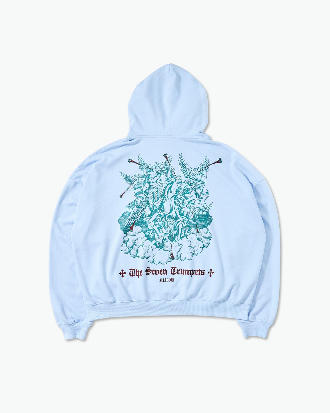 Seven Trumpets Hoodie / Cloud Blue