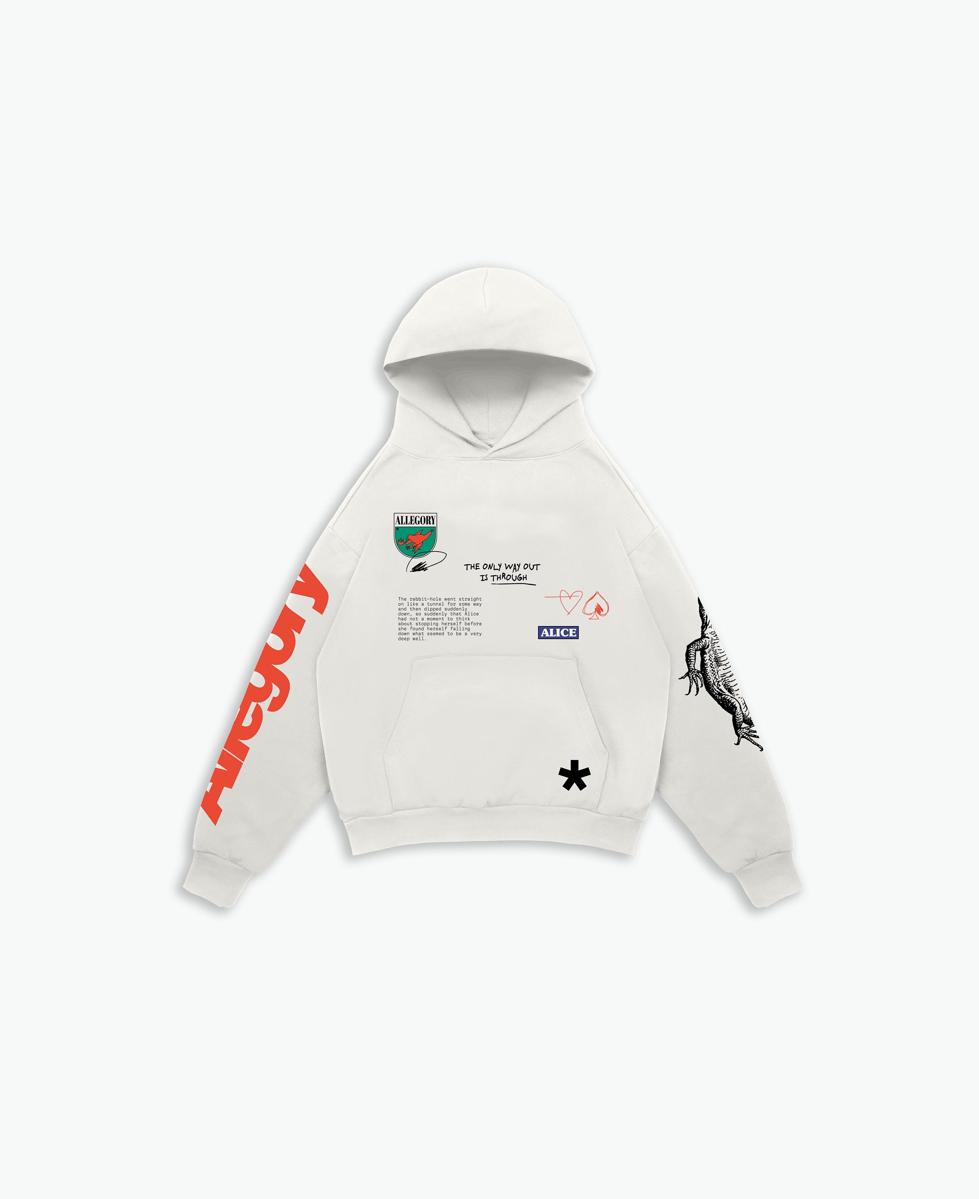 Rabbit Hole Hoodie / Off White