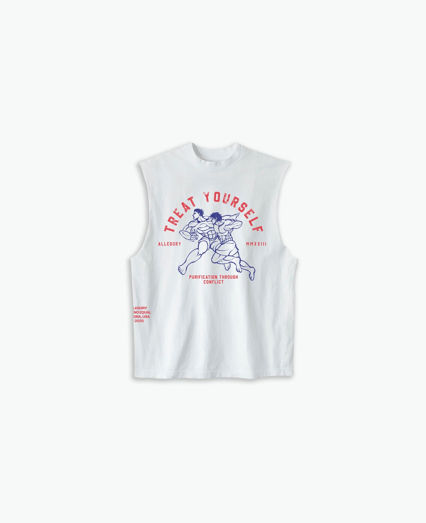 Treat Yourself Cut-Off Tank / Off White
