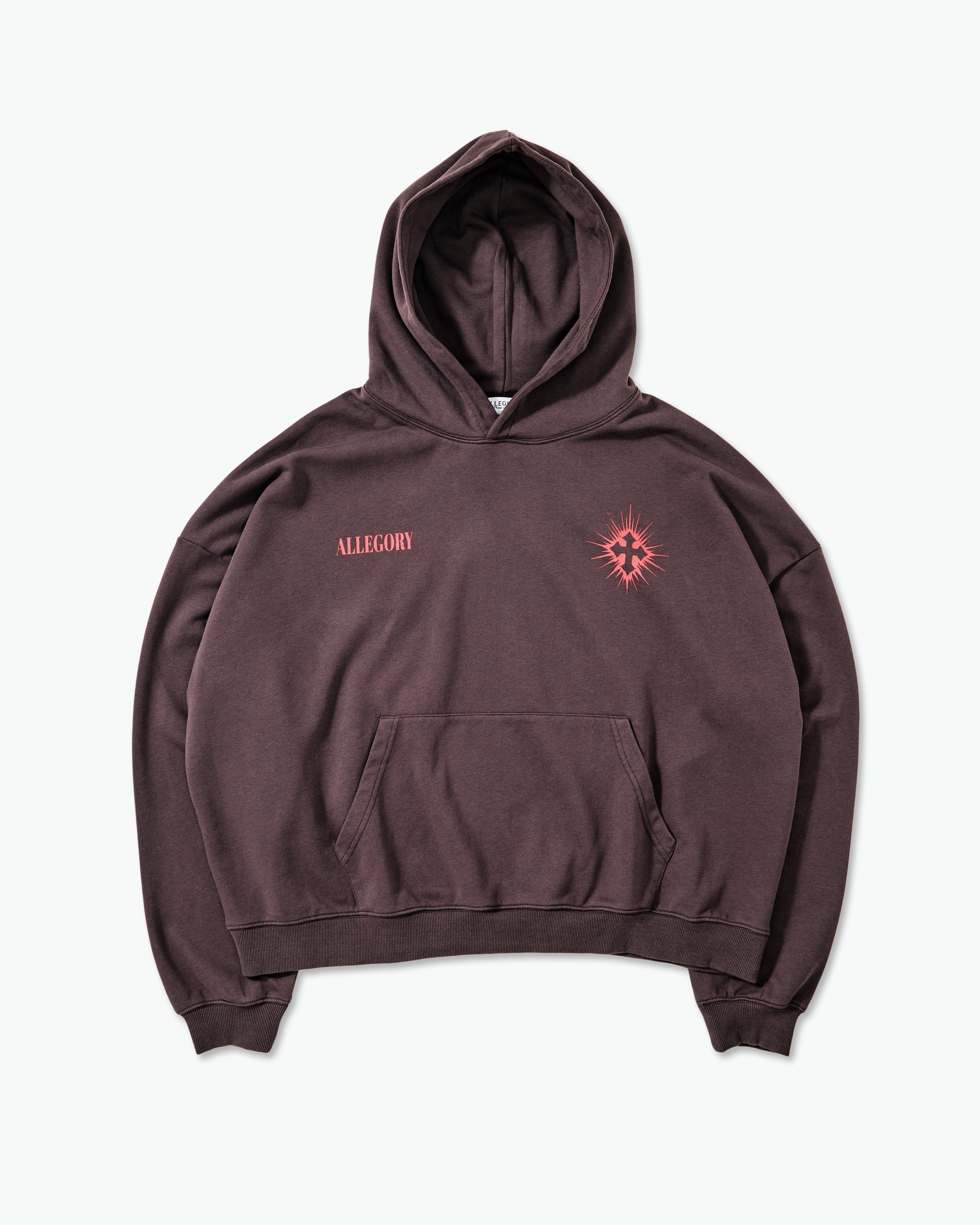 The Seven Bowls Hoodie / Washed Brown