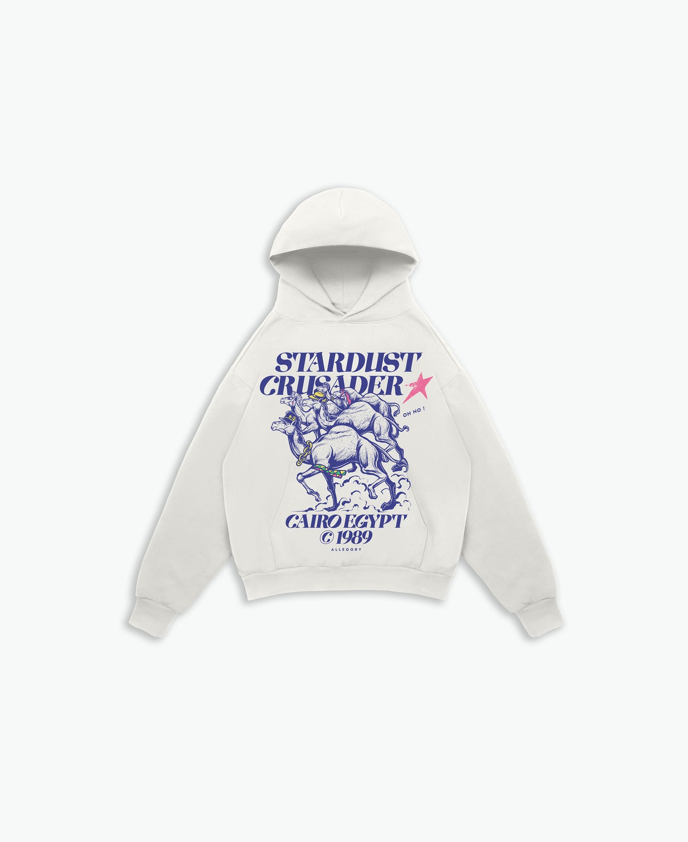 Stardust Crusaders In Egypt, Circa 1989 Hoodie / Off White