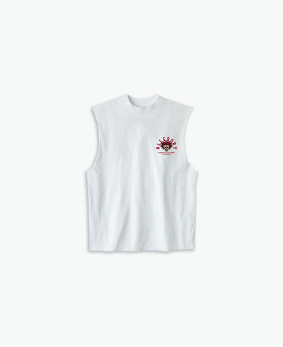 Mind Over Matter Cut-Off Tank / Off White