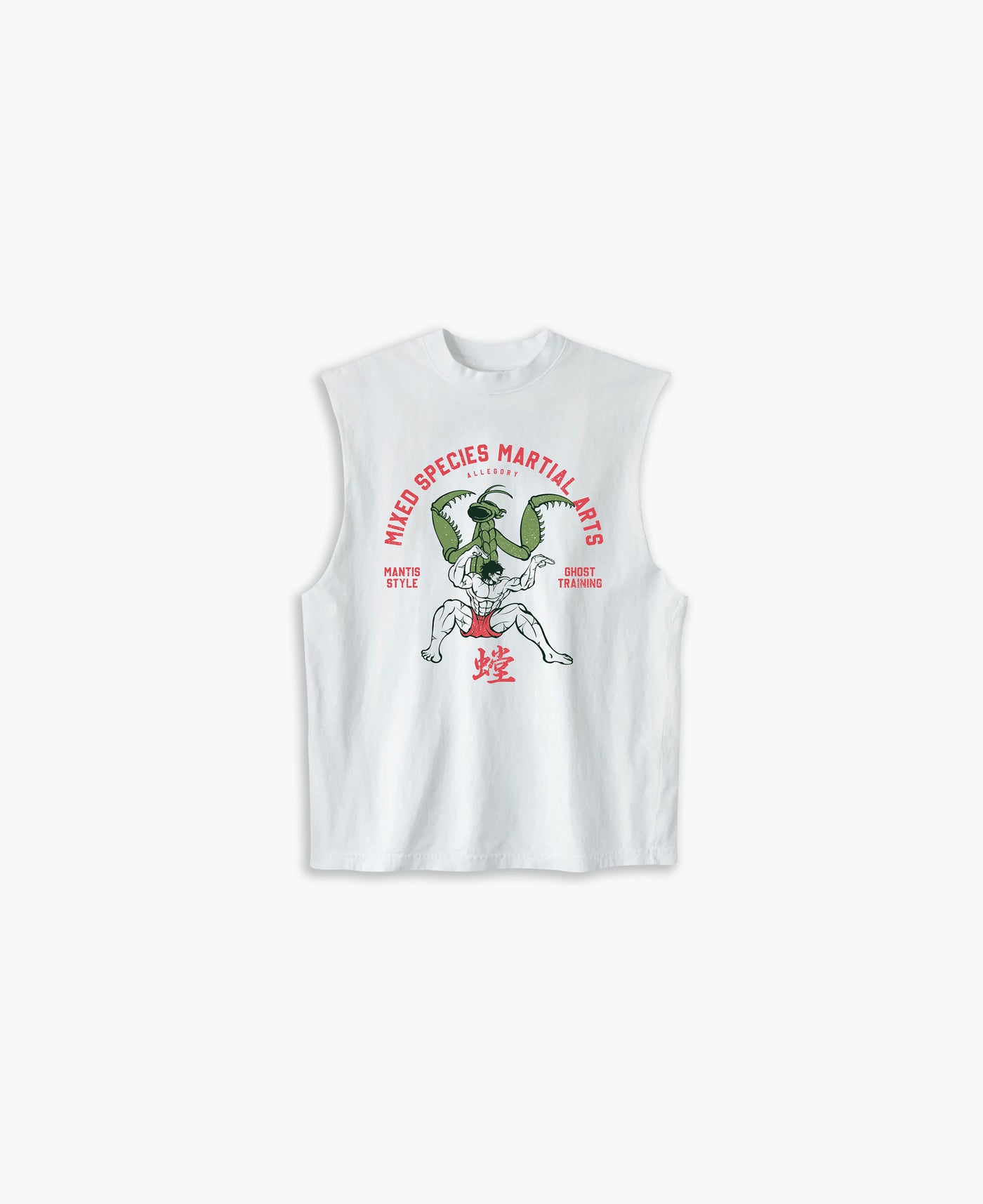Mantis Style Cut-Off Tank / Off White