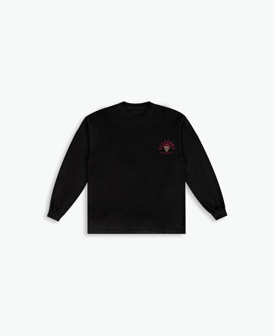 Mind Over Matter Long Sleeve Tee / Black