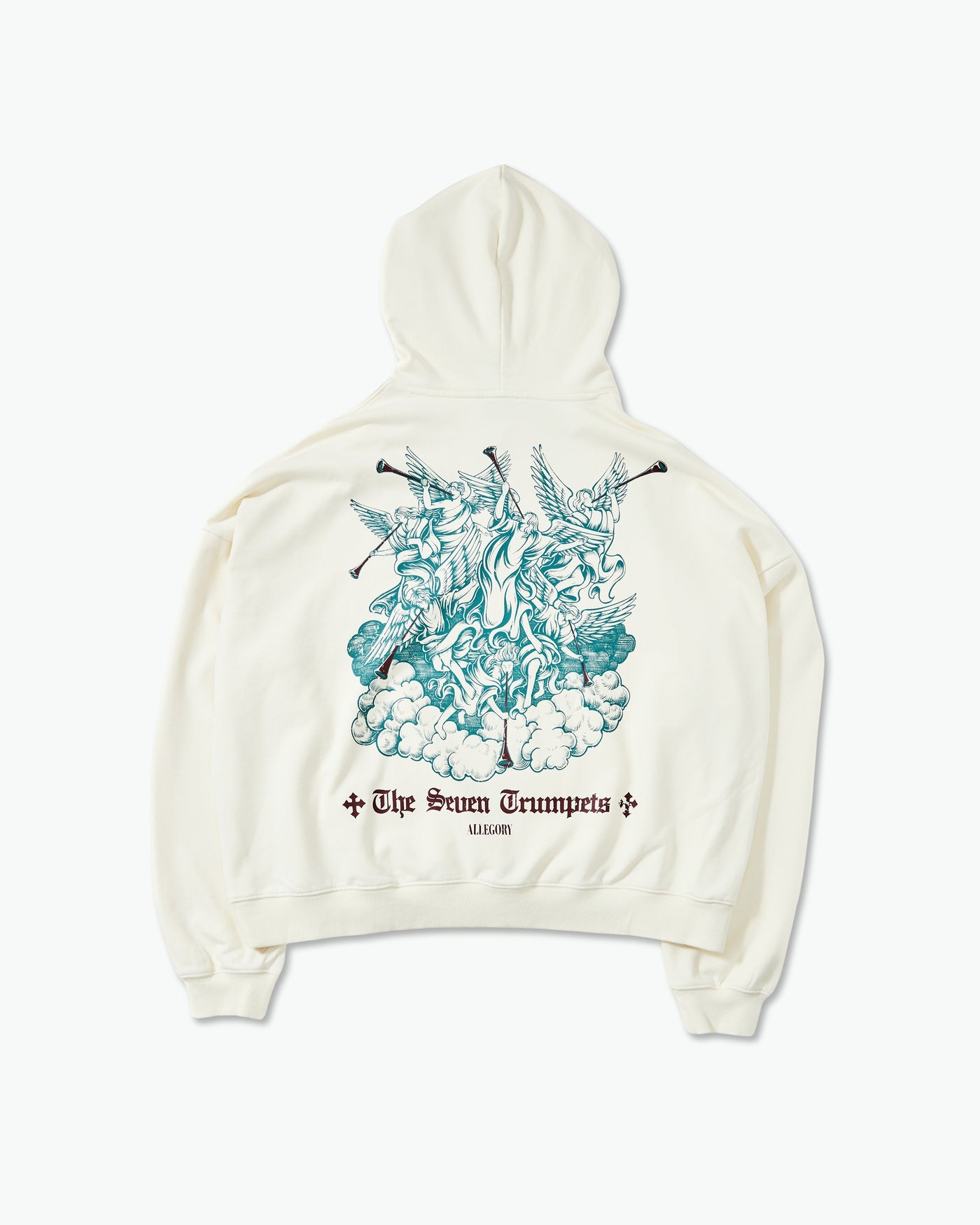 Seven Trumpets Hoodie / Creme