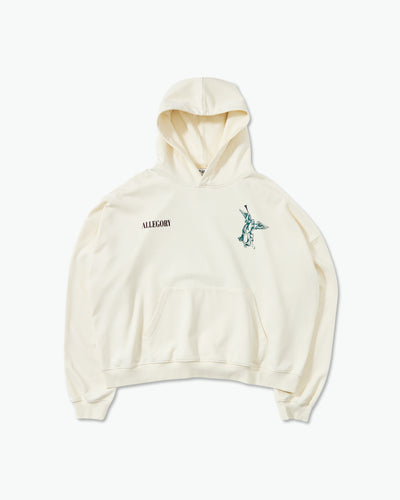 Seven Trumpets Hoodie / Creme