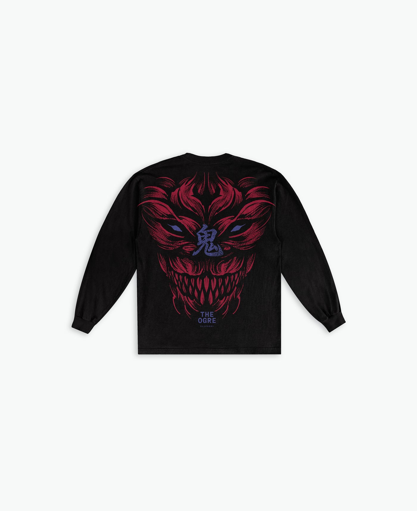 The Demon Back Long Sleeve Tee / Black