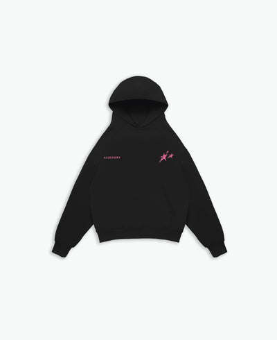 Birthmark Star Hoodie / Black