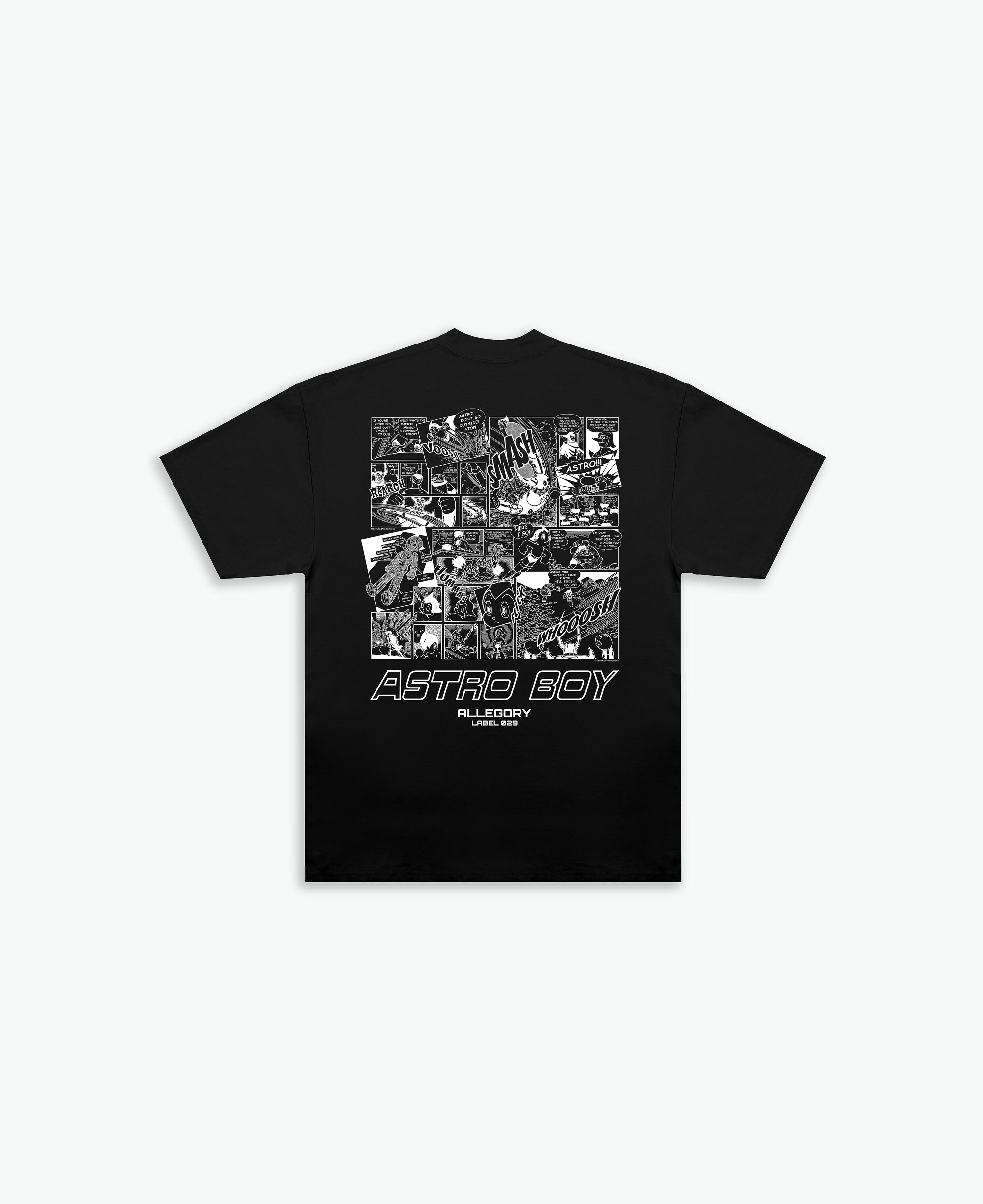 Manga Panel Tee For Astro Boy / Black
