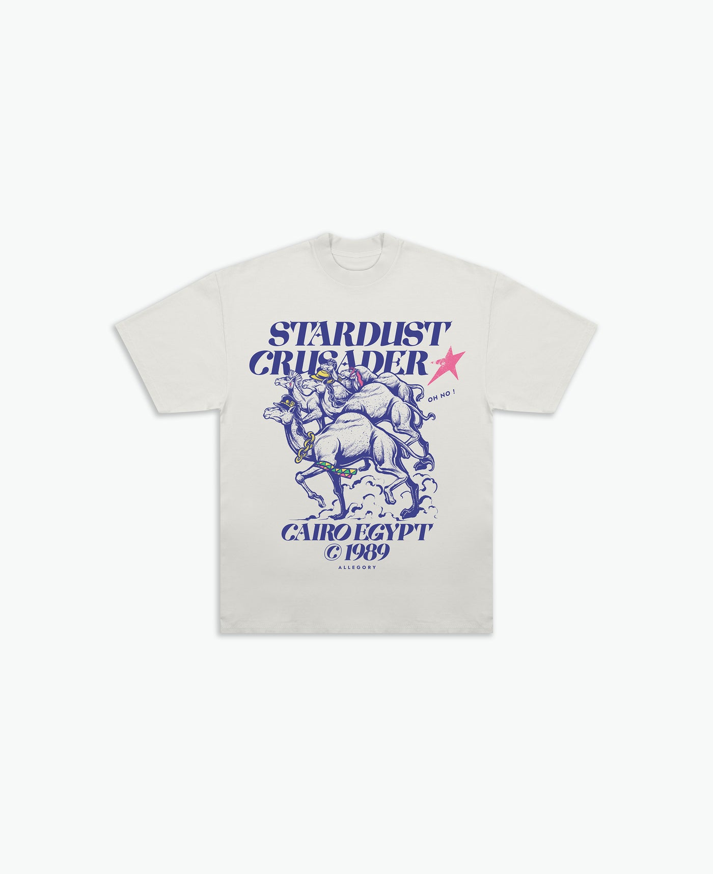 Stardust Crusaders In Egypt, Circa 1989 Tee / Off White