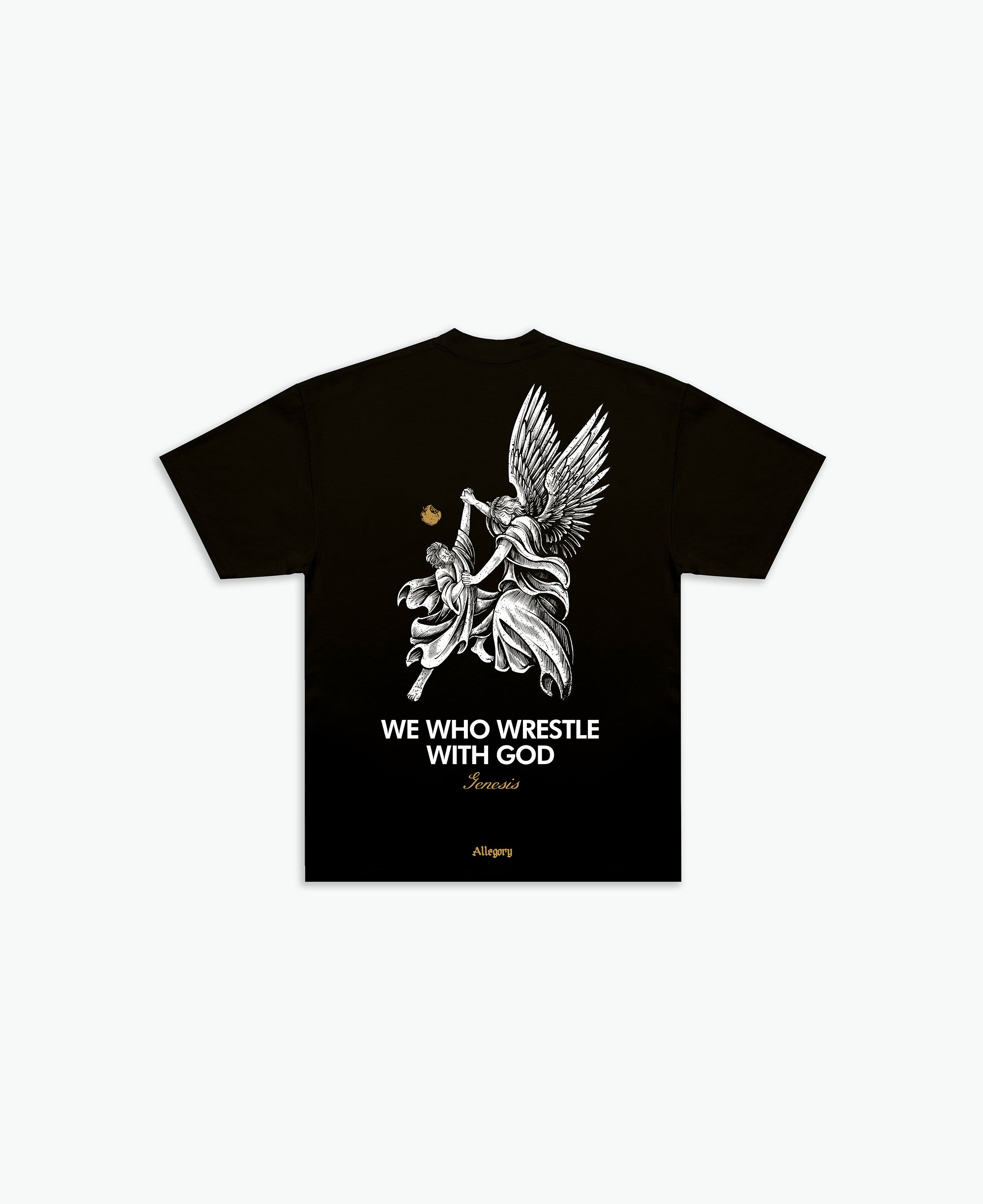 Wrestle With God Tee / Black