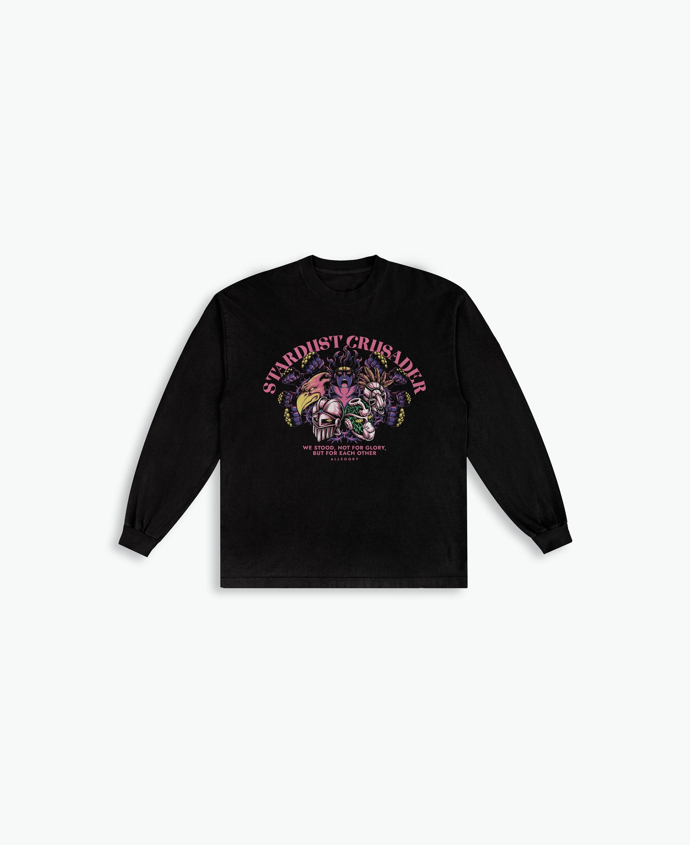 The Gang Stands Together Long Sleeve Tee / Black