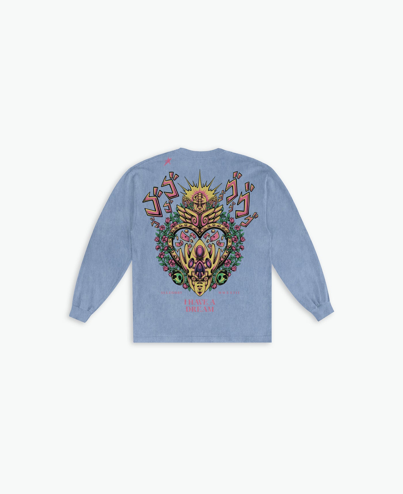 I Have A Dream Long Sleeve Tee / Sky Blue