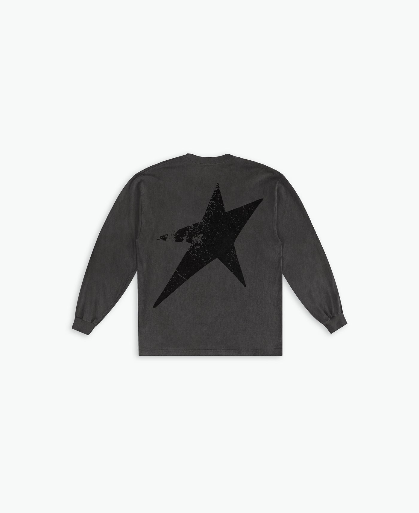 Birthmark Star Long Sleeve Tee / Vintage Black