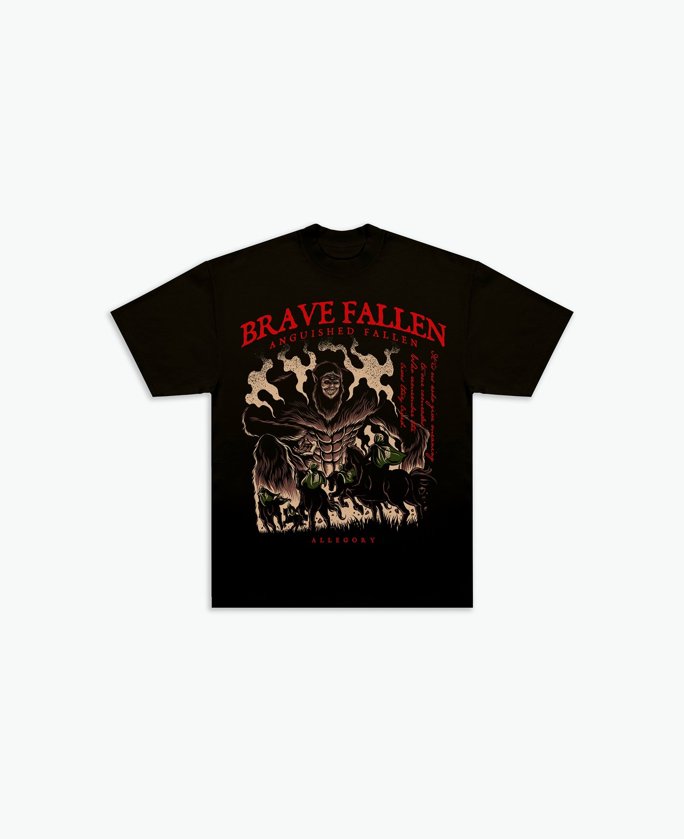 The Brave Fallen Tee / Black