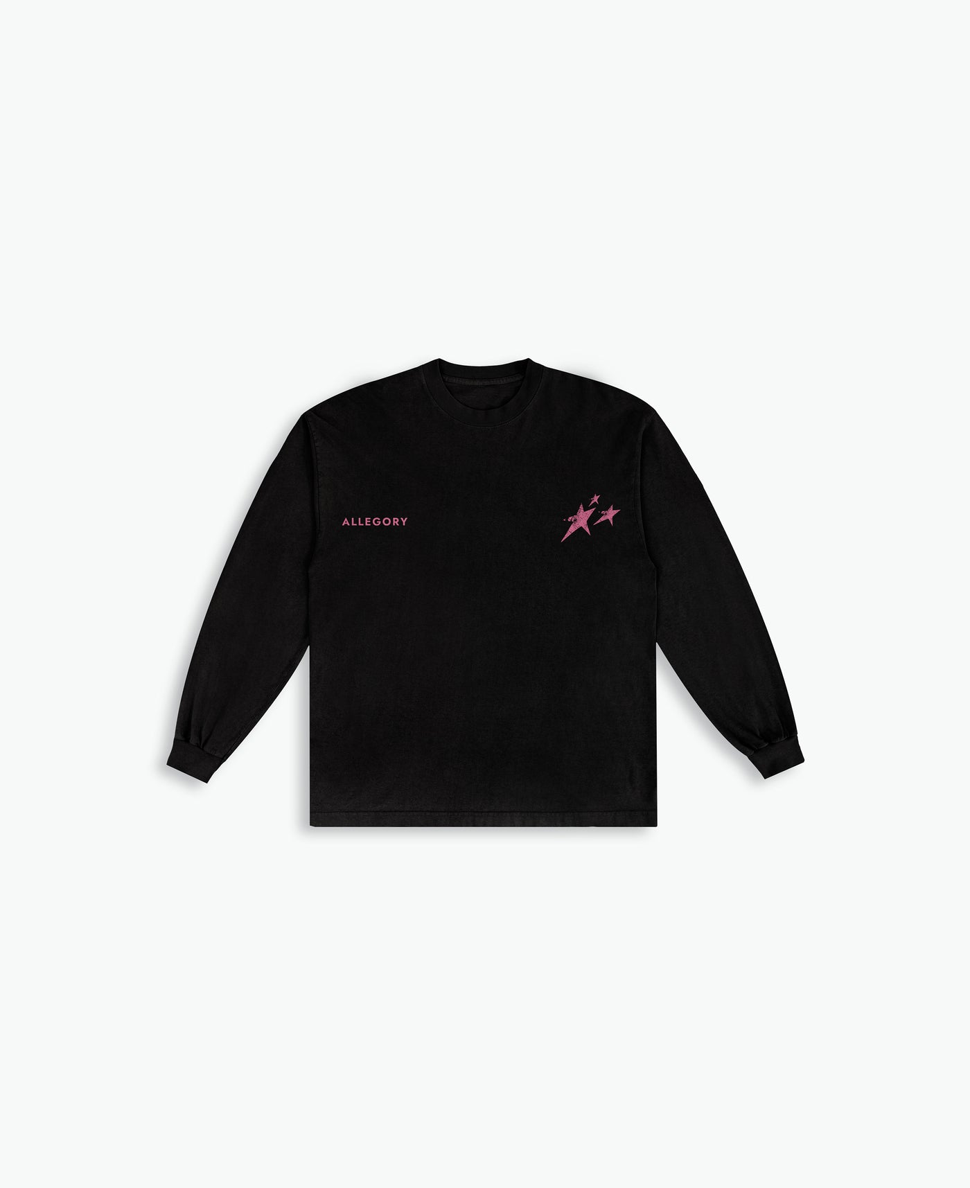 Birthmark Star Long Sleeve Tee / Black