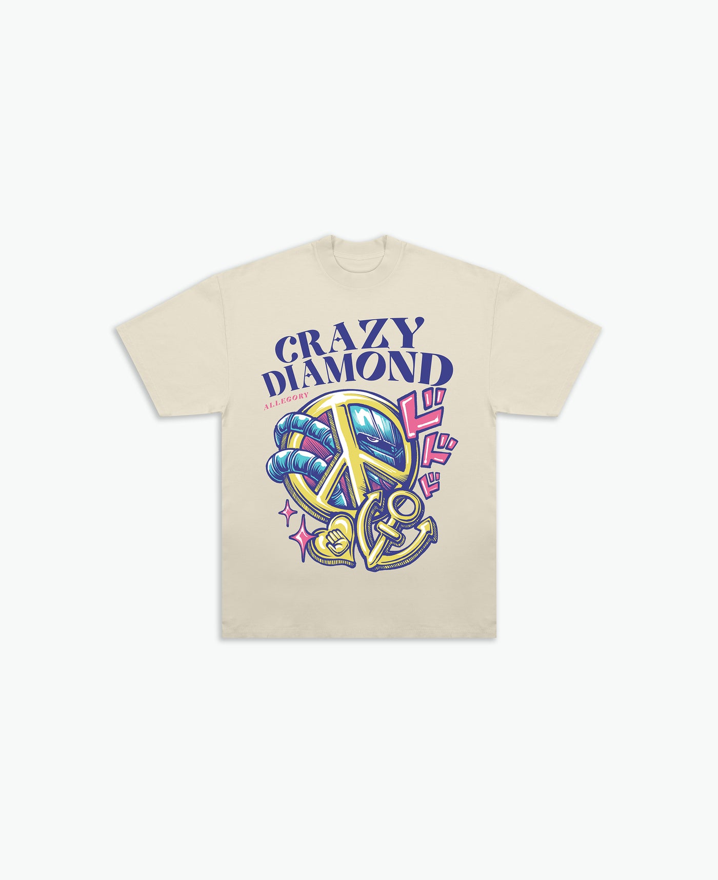 Crazy Diamond Tee / Cream