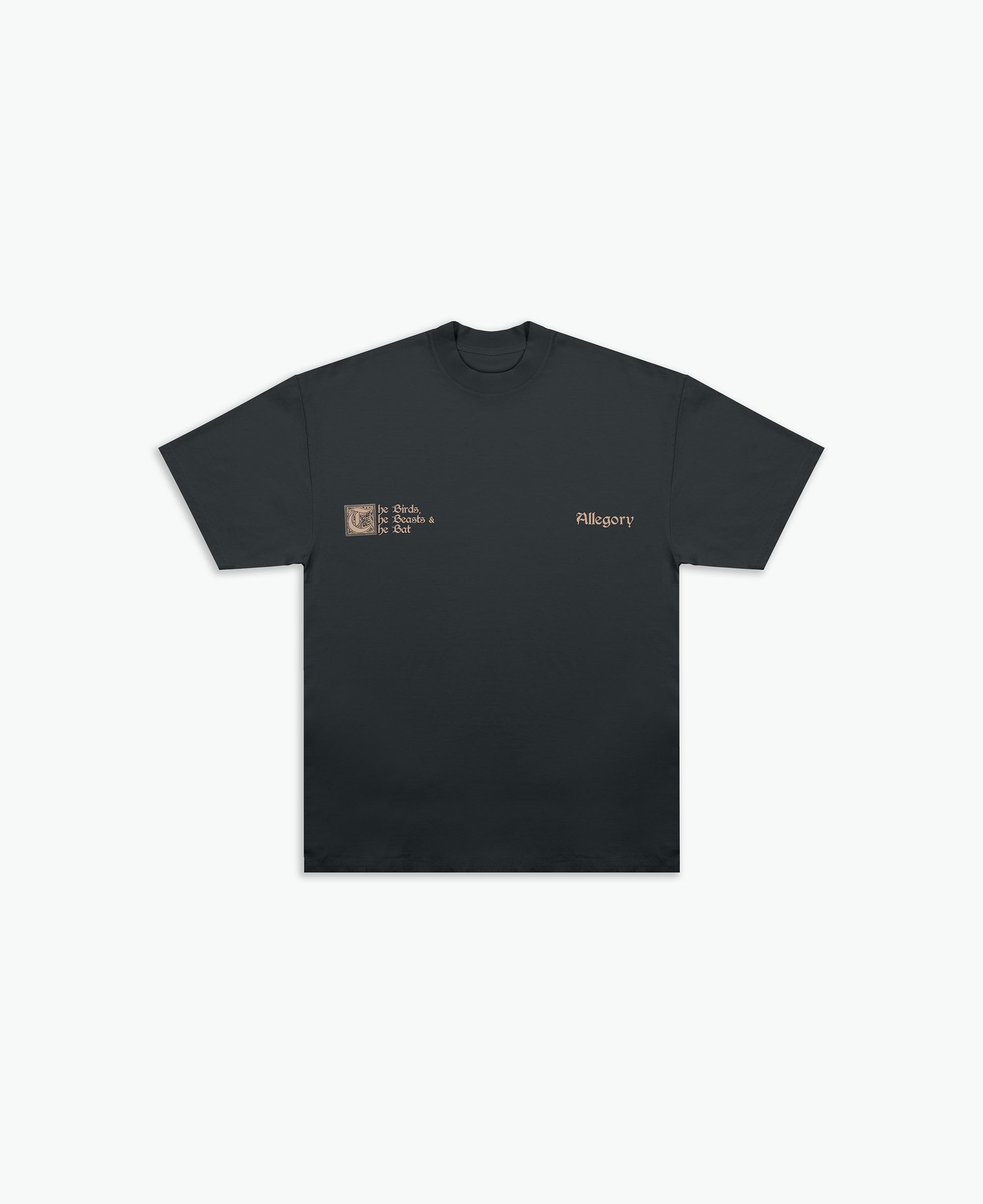 Bat, Birds and The Beast Tee / Charcoal